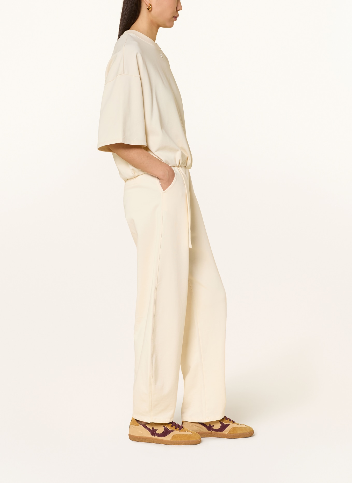 10DAYS sweatpants: CREAM