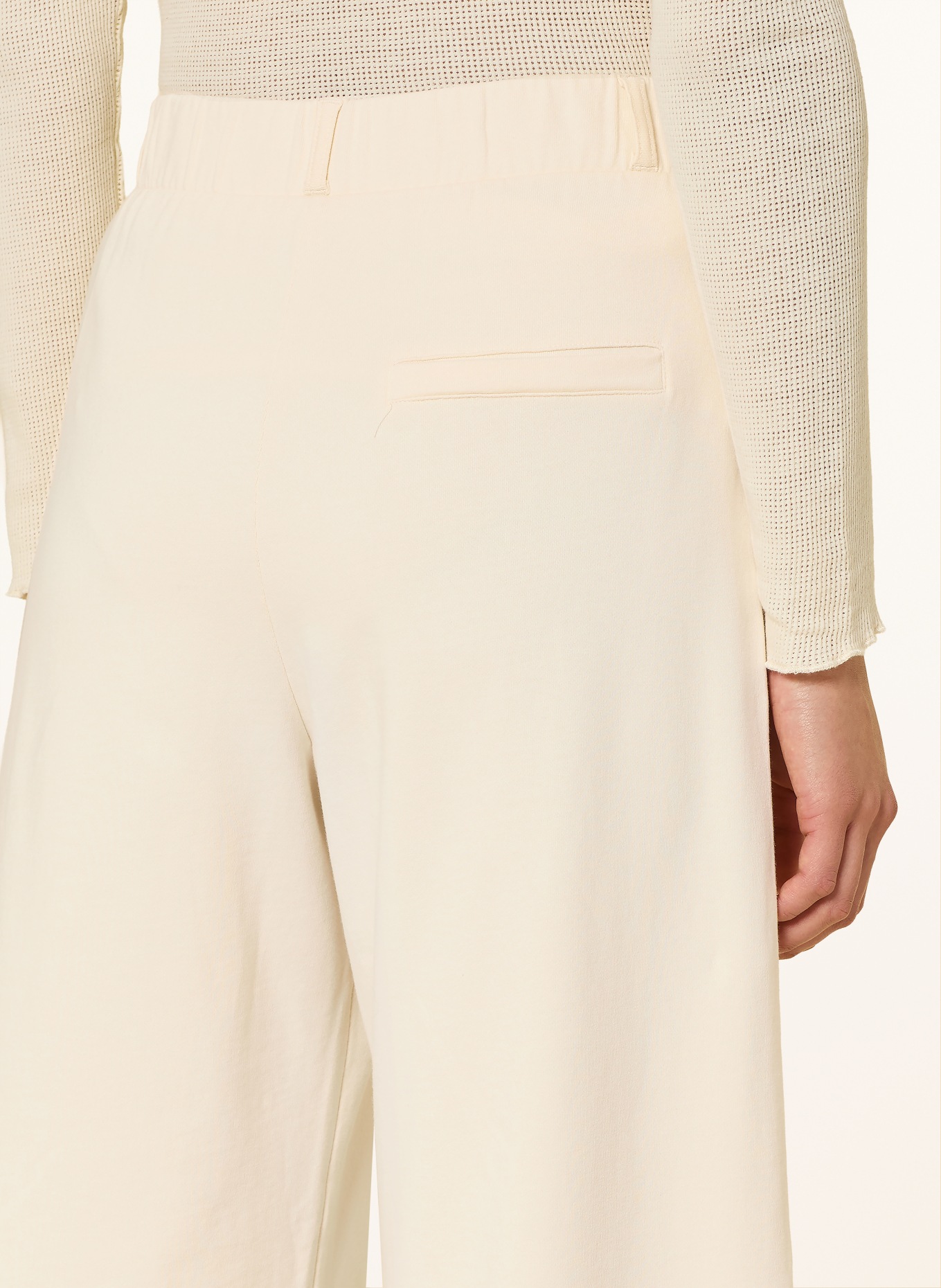 10DAYS sweatpants: CREAM