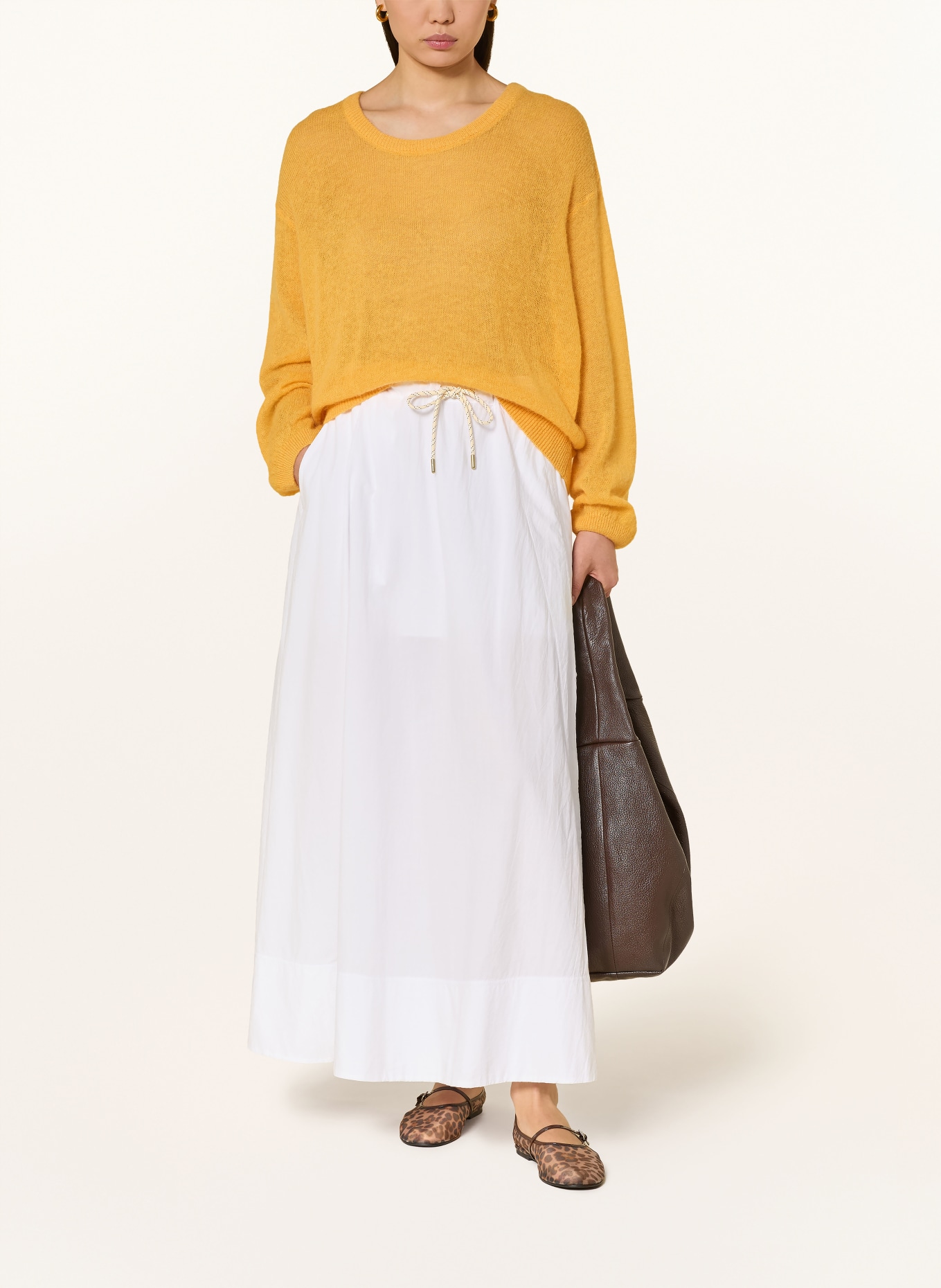 10DAYS Pullover mit Alpaka: GELB