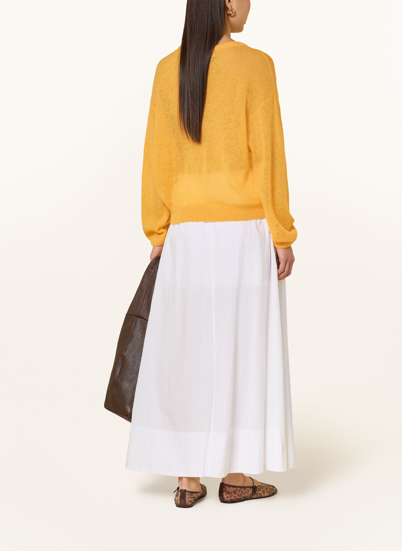 10DAYS Pullover mit Alpaka: GELB