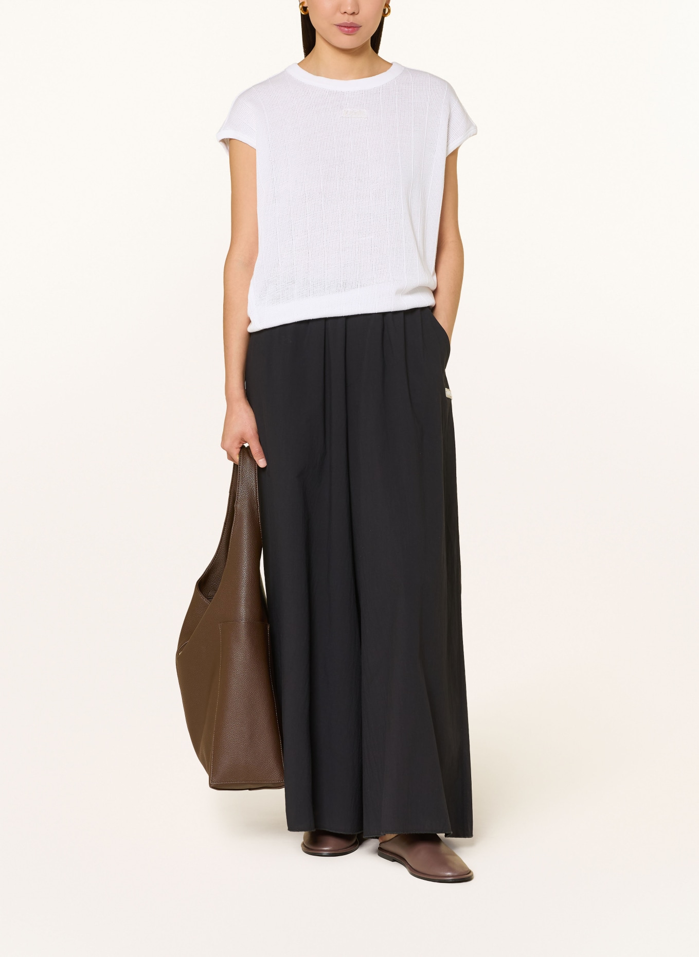 10DAYS Marlenehose: SCHWARZ