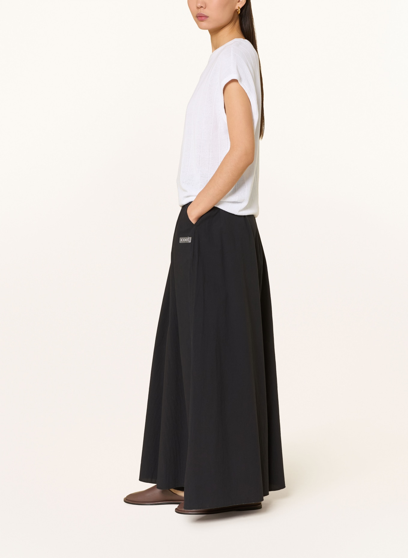 10DAYS Marlenehose: SCHWARZ