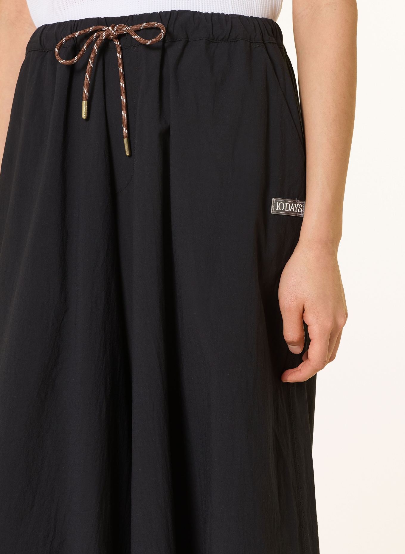 10DAYS Marlenehose: SCHWARZ