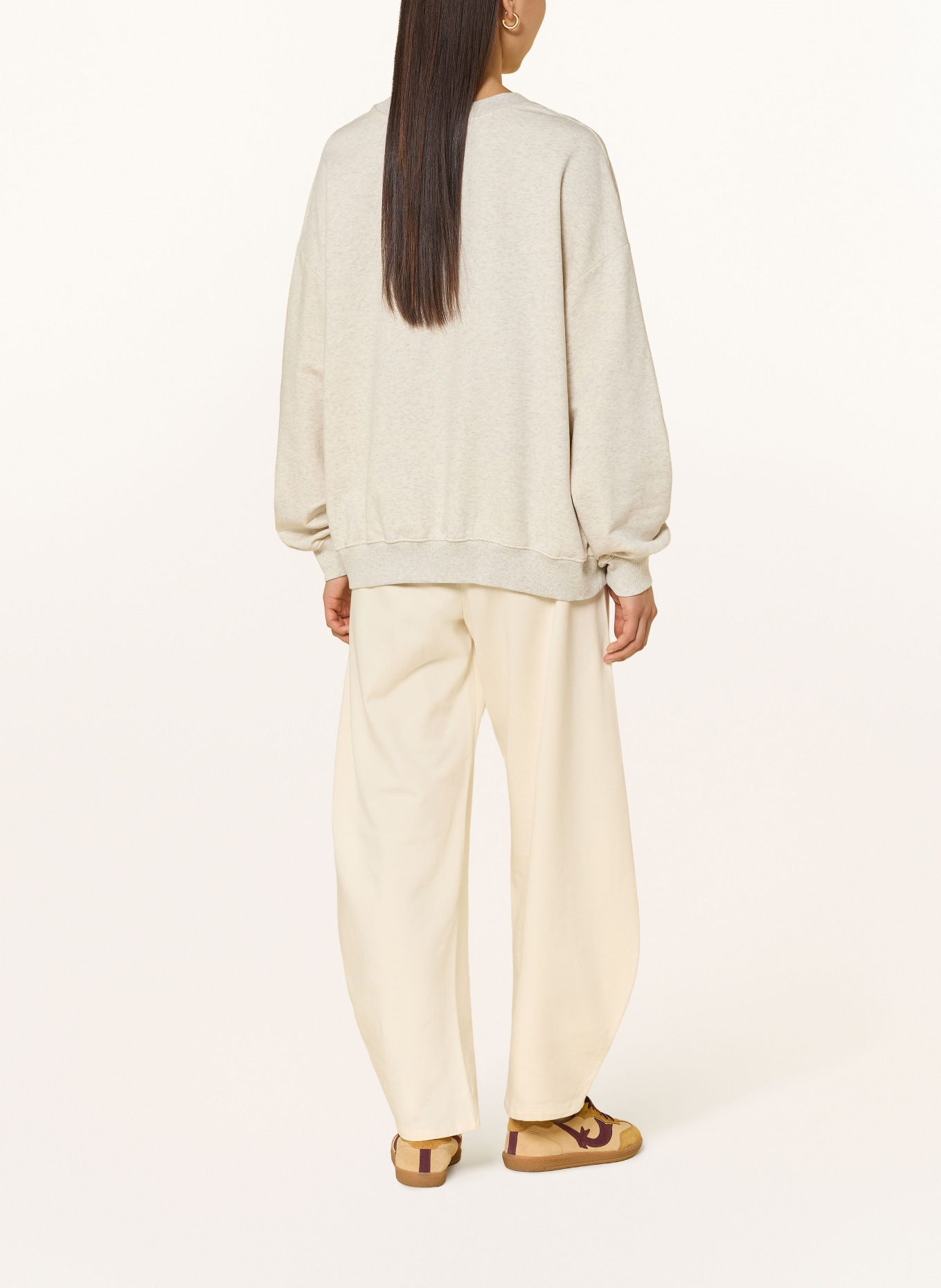 10DAYS sweat-shirt: GRIS CLAIR / ORANGE FONCÉ / JAUNE FONCÉ