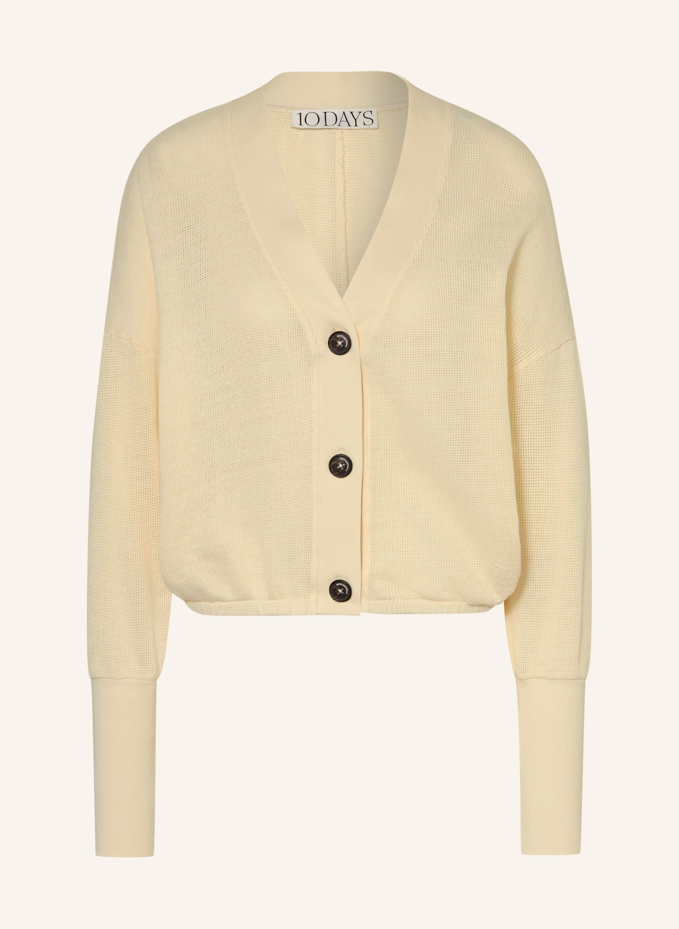 10DAYS Strickjacke: CREME