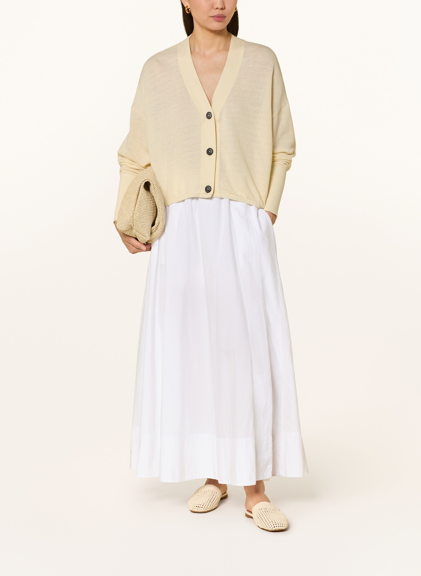 10DAYS Strickjacke: CREME