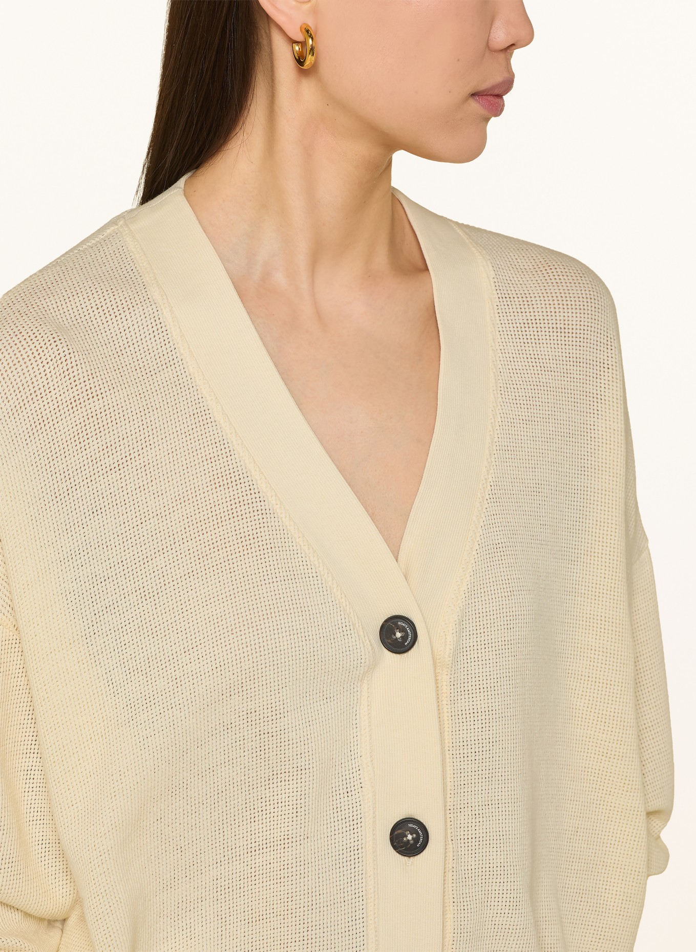 10DAYS Strickjacke: CREME