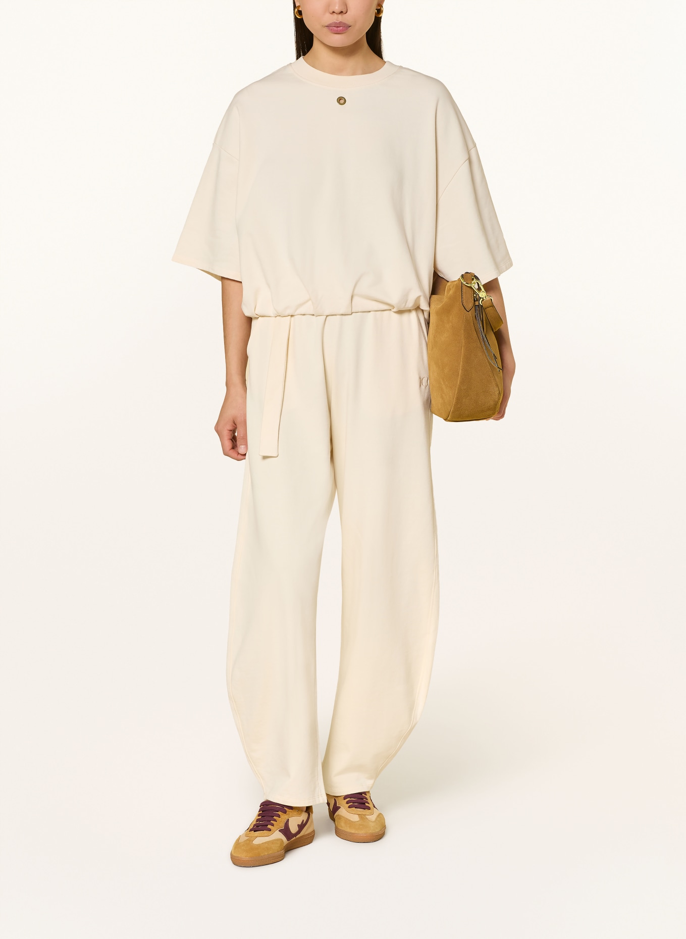 10DAYS Oversized-Sweatshirt mit 3/4-Arm: ECRU