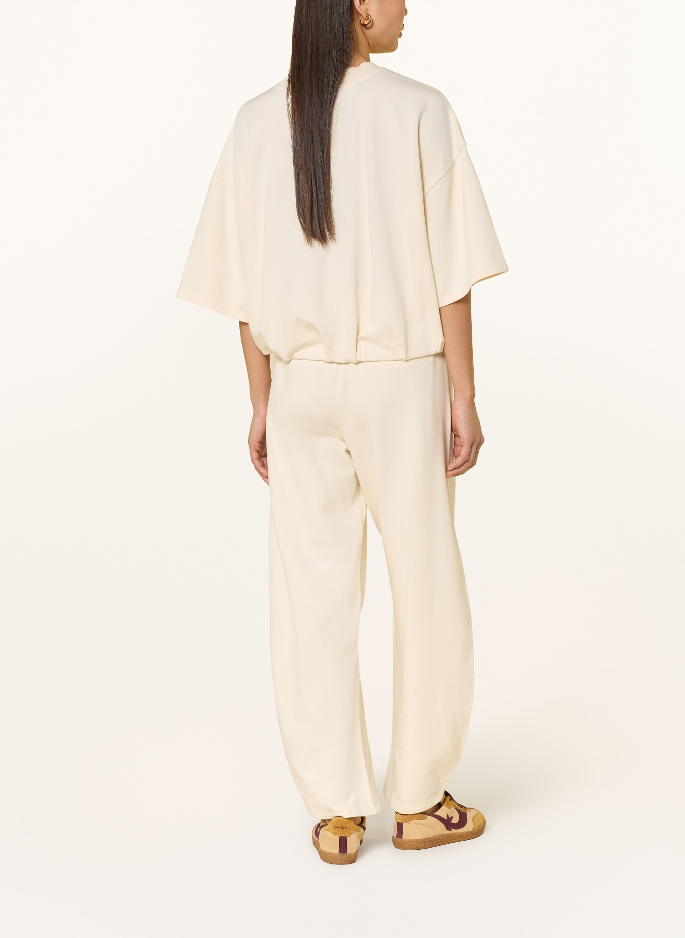 10DAYS Oversized-Sweatshirt mit 3/4-Arm: ECRU