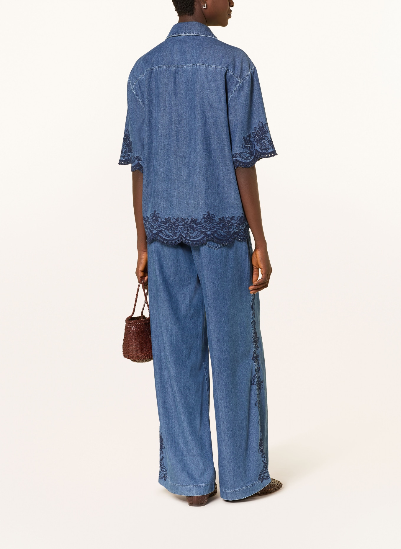 MAC Marlene-broek WENDY in jeanslook: D609 mid blue heritage wash