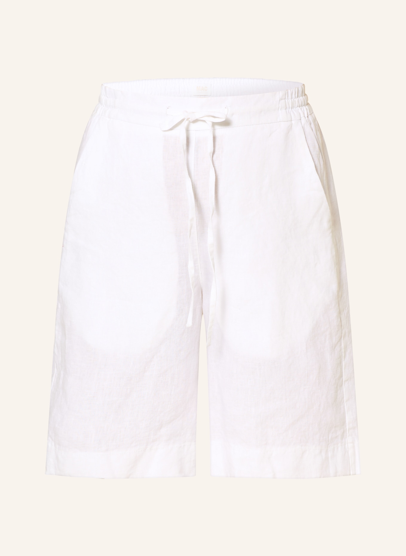 MAC Leinenshorts SANNY: WEISS