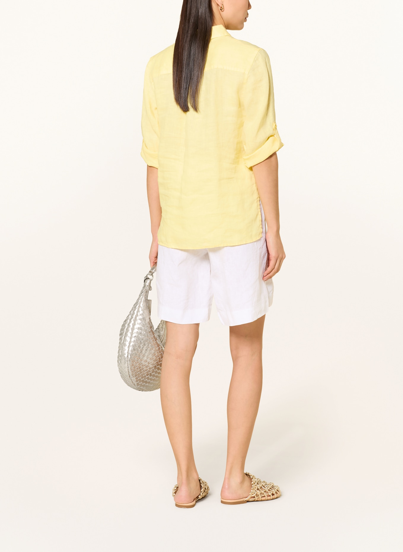 MAC Leinenshorts SANNY: WEISS