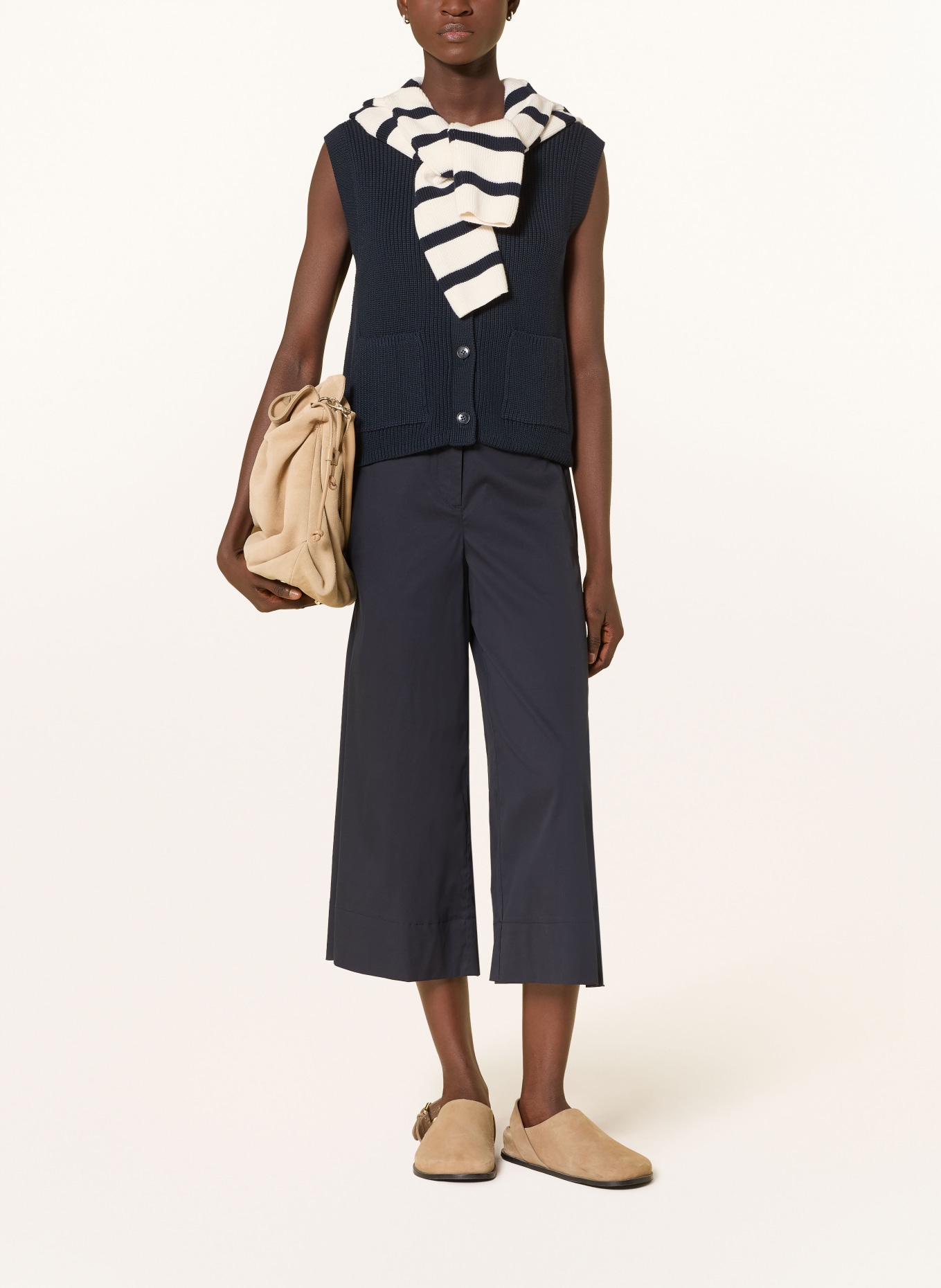 MAC CAROLINE culottes: DARK BLUE