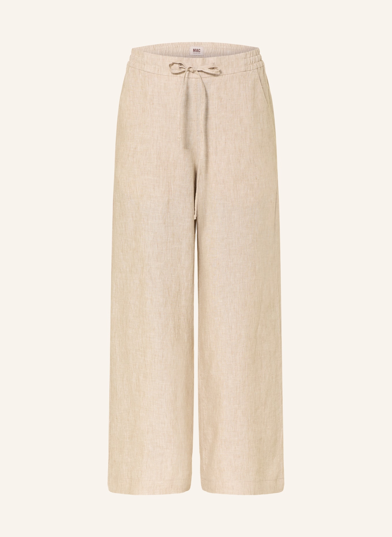 MAC Linnen culotte CALLIE: BEIGE