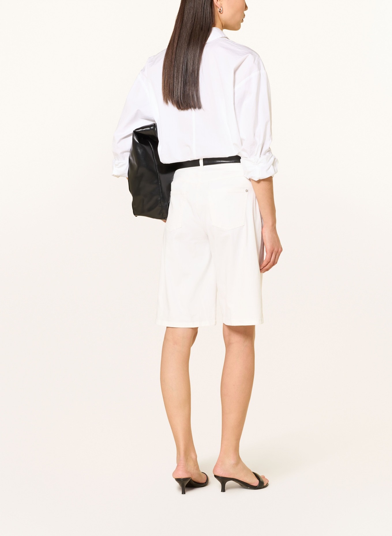 MAC Jeans-Bermudas: D010 WHITE DENIM