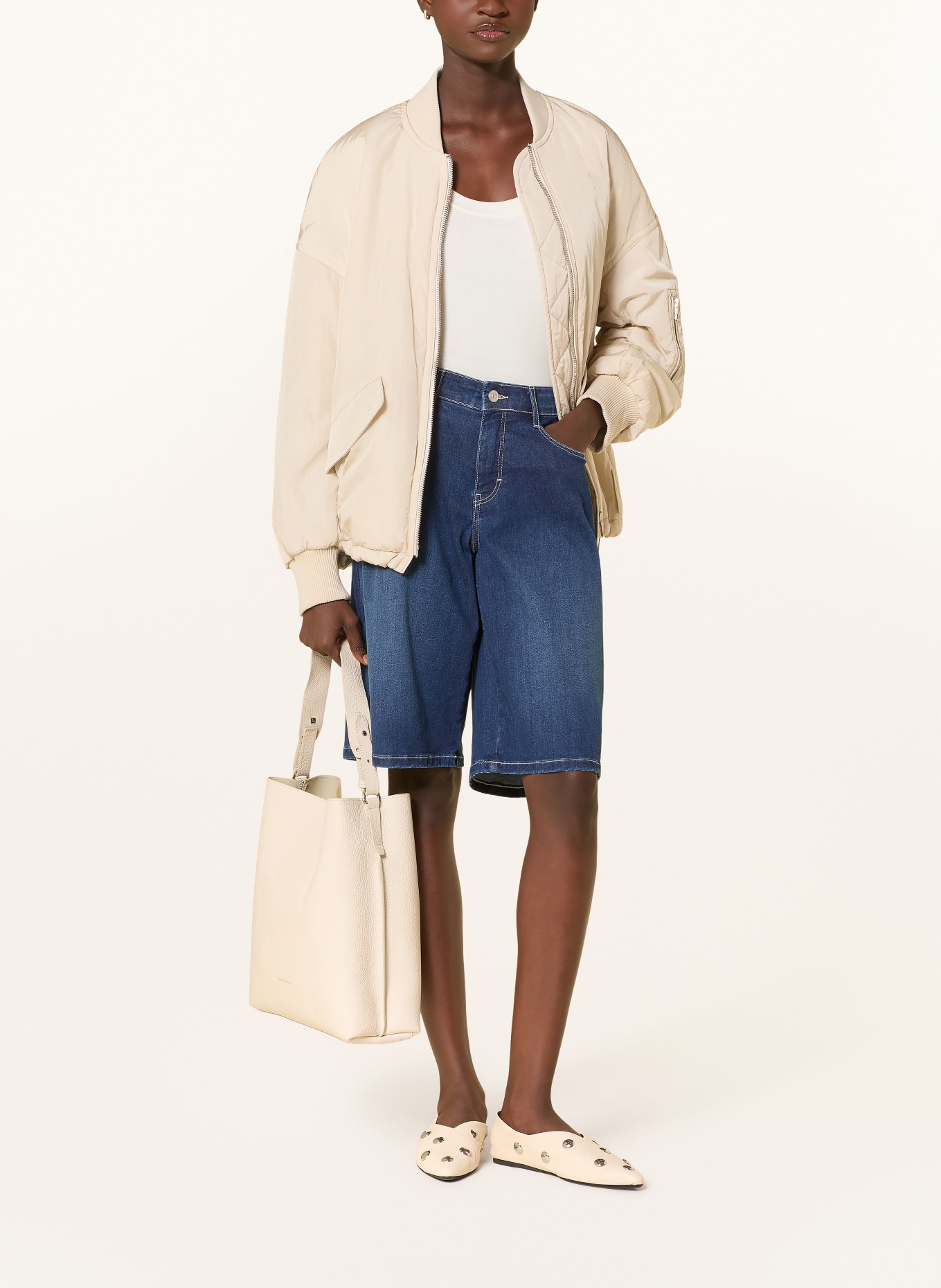 MAC denim shorts: D842 dark blue basic used