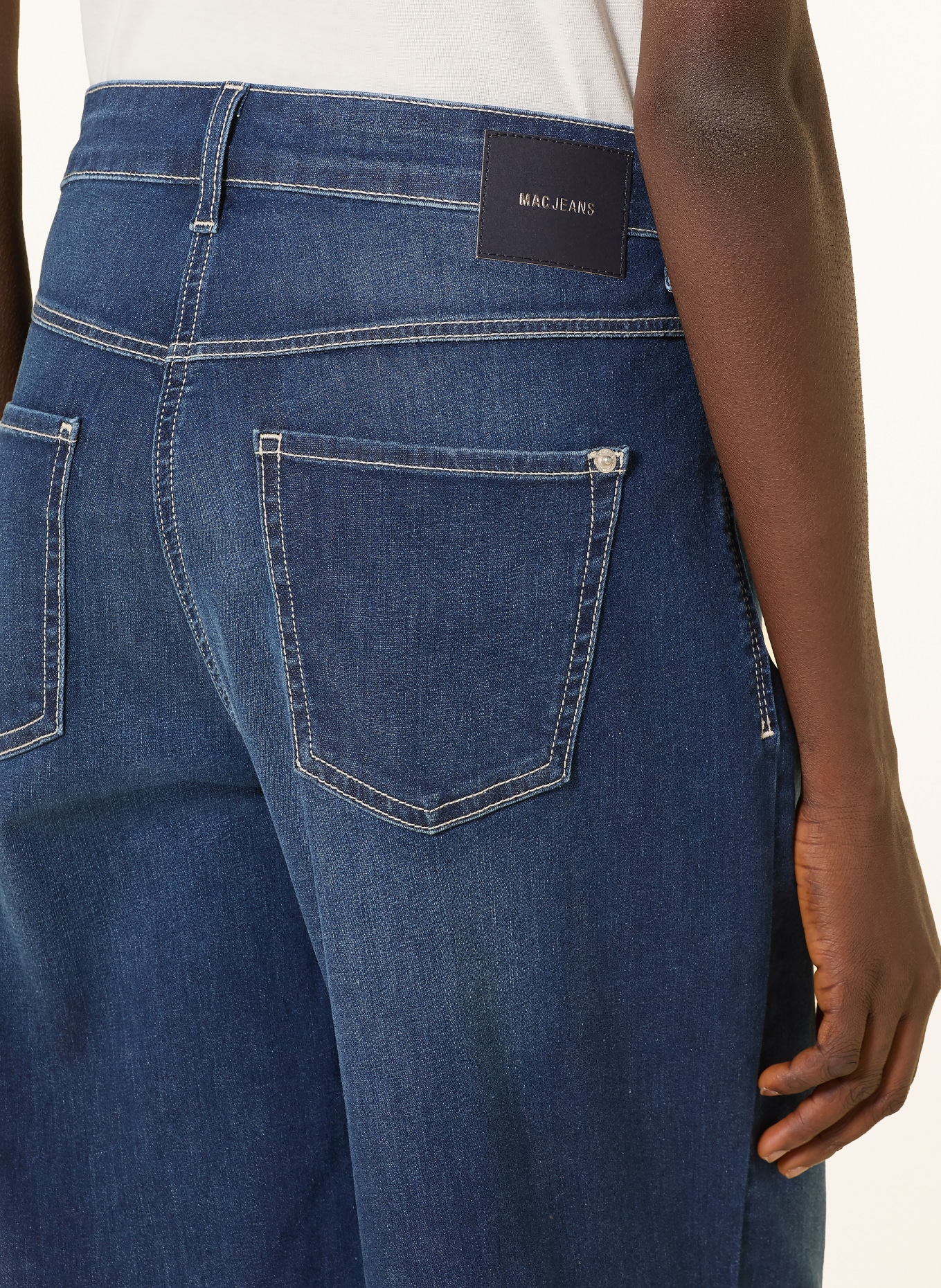 MAC denim shorts: D842 dark blue basic used