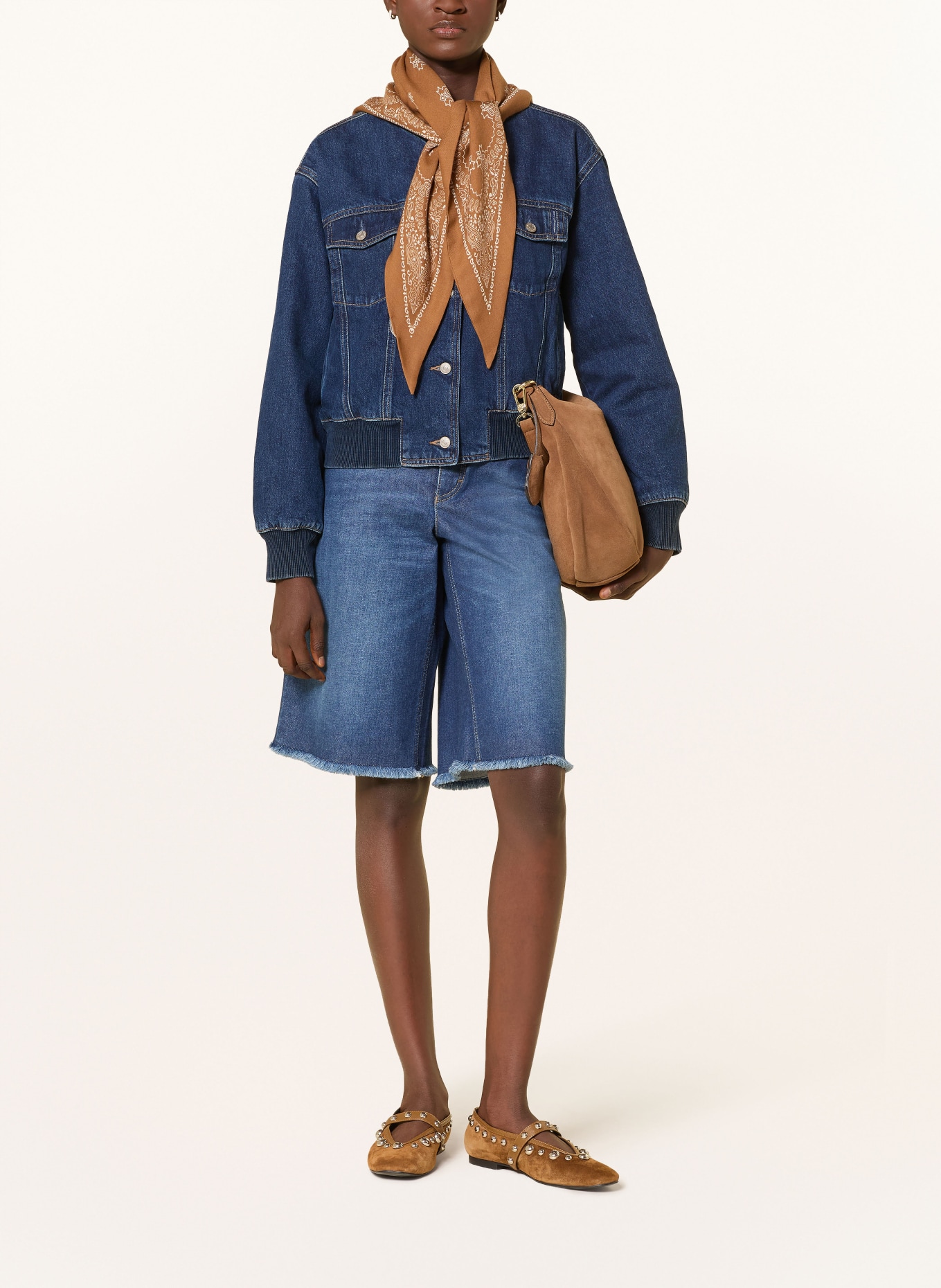 MAC Jeans Bermuda shorts RICH: D660 heavy damaged blue