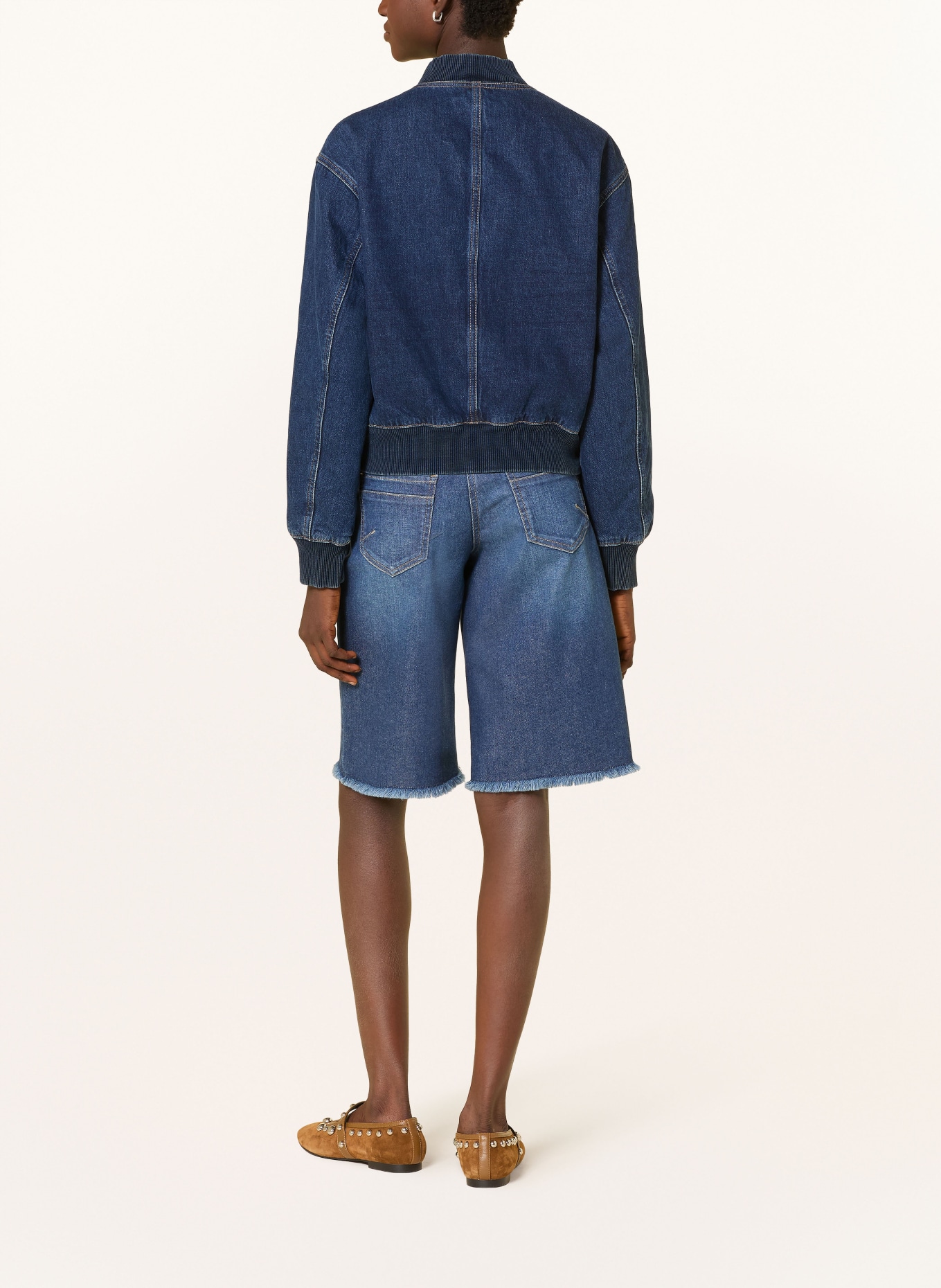 MAC Jeans Bermuda shorts RICH: D660 heavy damaged blue