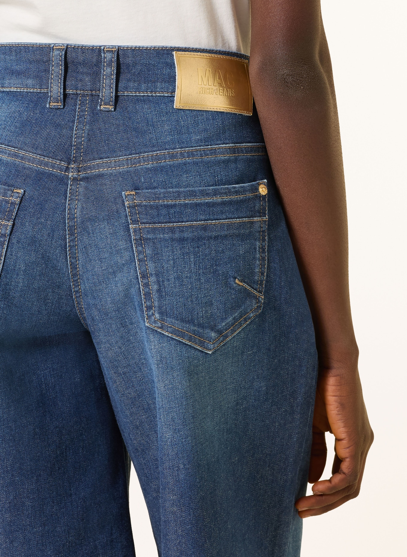 MAC Jeans Bermuda shorts RICH: D660 heavy damaged blue