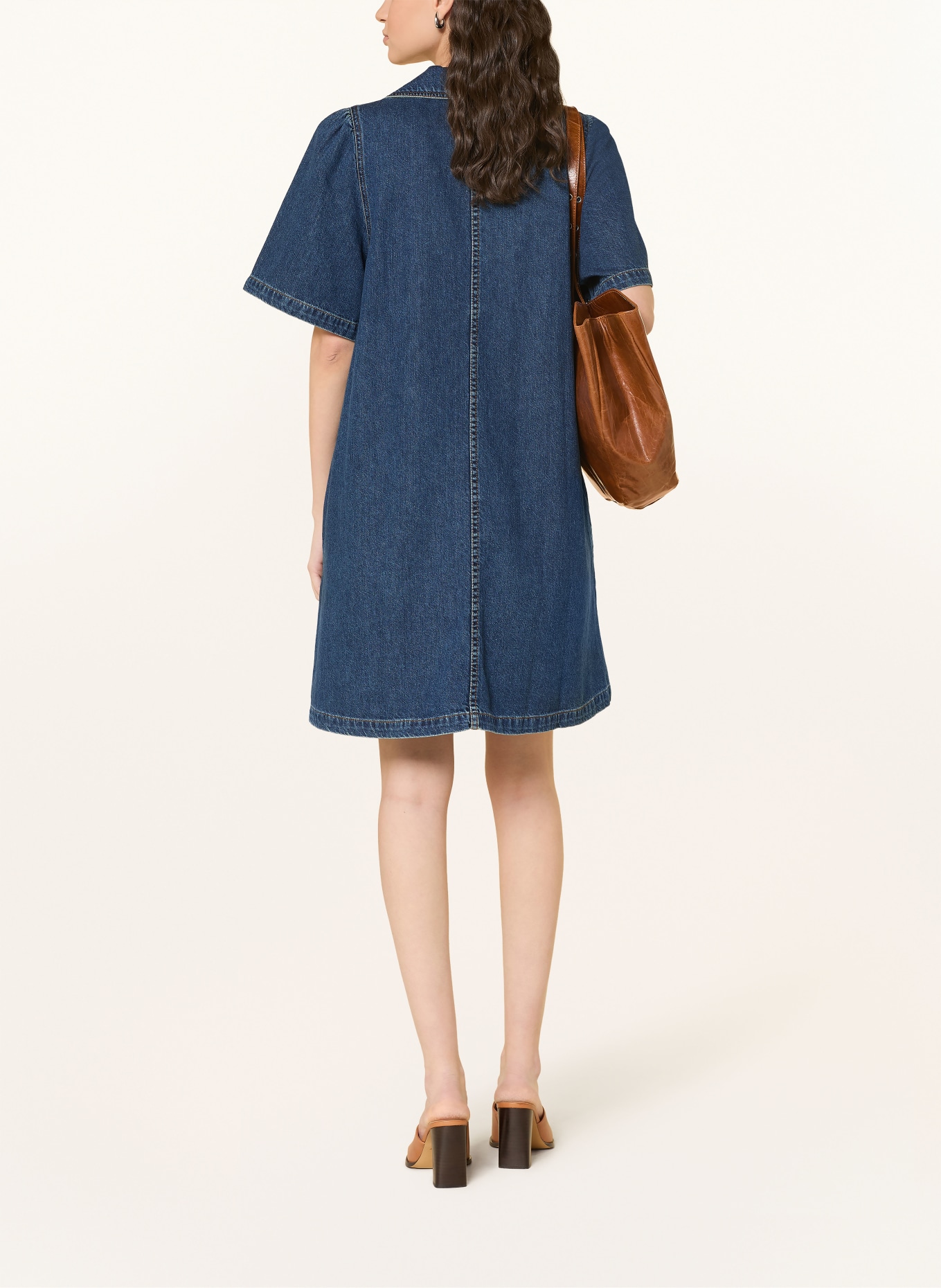 MSCH COPENHAGEN Rochie din denim MSCHMANNA ALENA: ALBASTRU