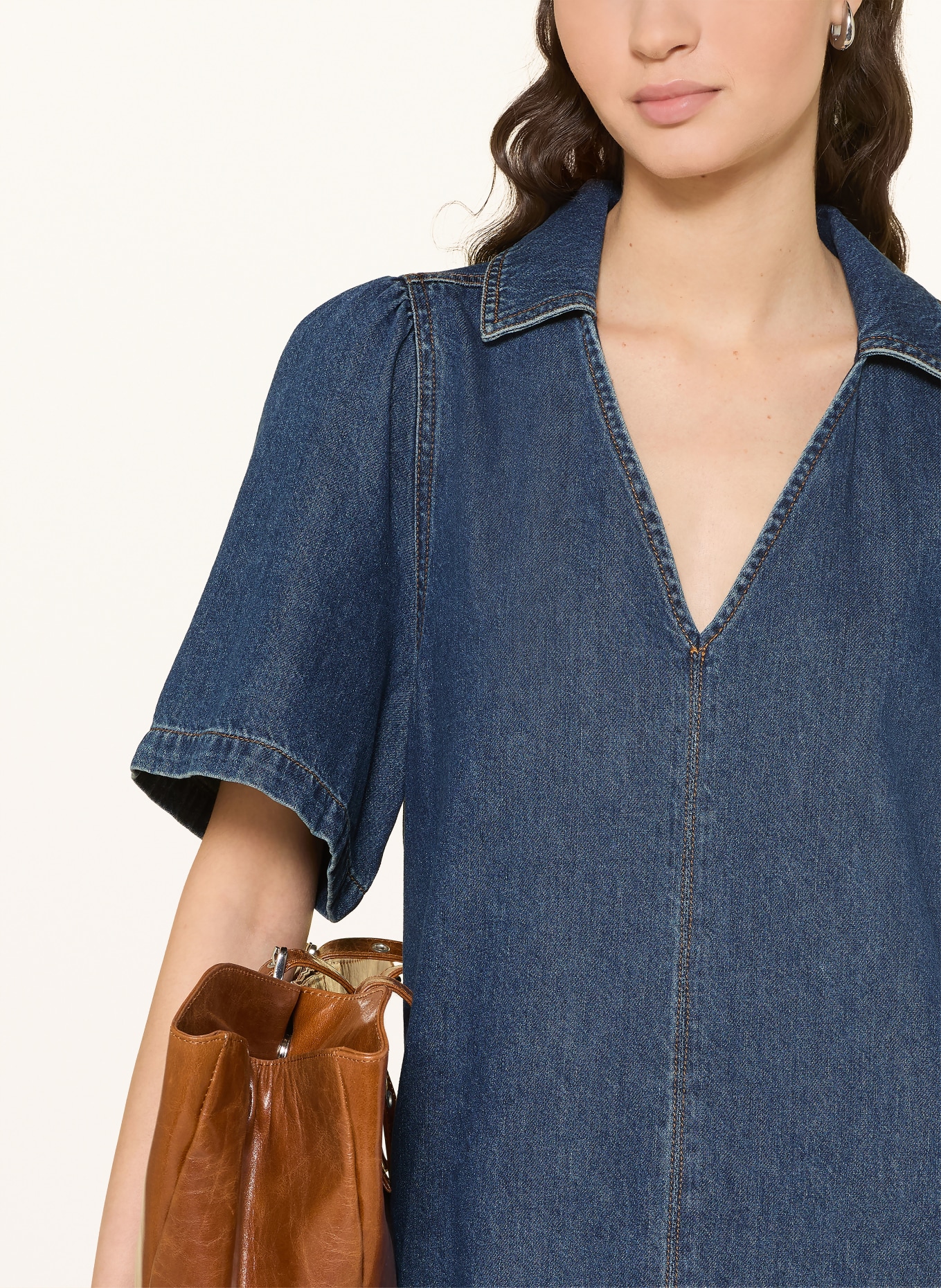 MSCH COPENHAGEN Rochie din denim MSCHMANNA ALENA: ALBASTRU