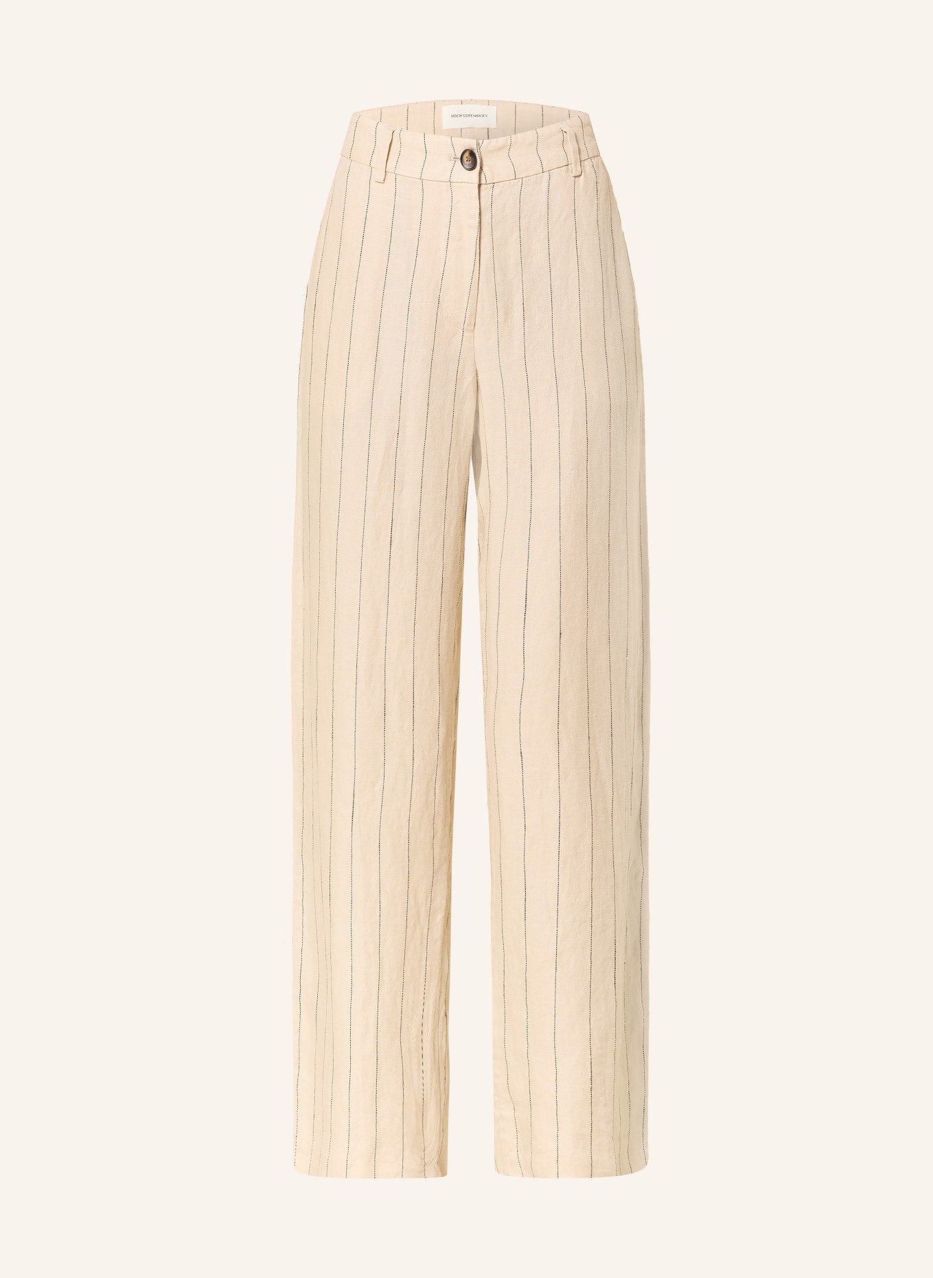 MSCH COPENHAGEN Marlene pants MSCHCLARITTE: LIGHT BROWN / BLACK
