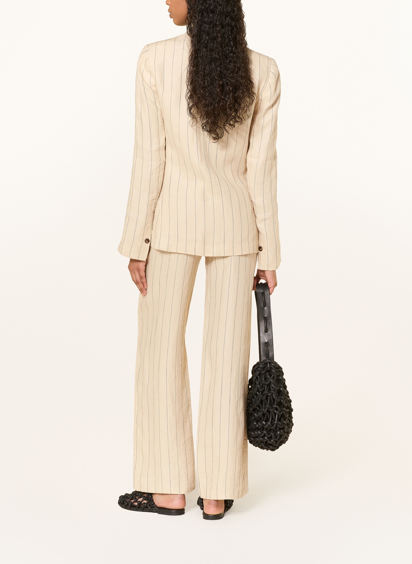 MSCH COPENHAGEN Marlene pants MSCHCLARITTE: LIGHT BROWN / BLACK