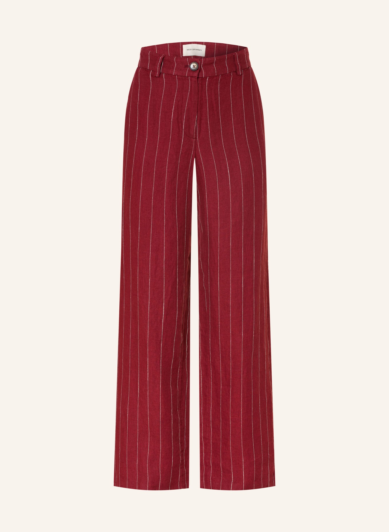 MSCH COPENHAGEN Pantalon Marlene MSCHFRANCISKA: ROUGE FONCÉ