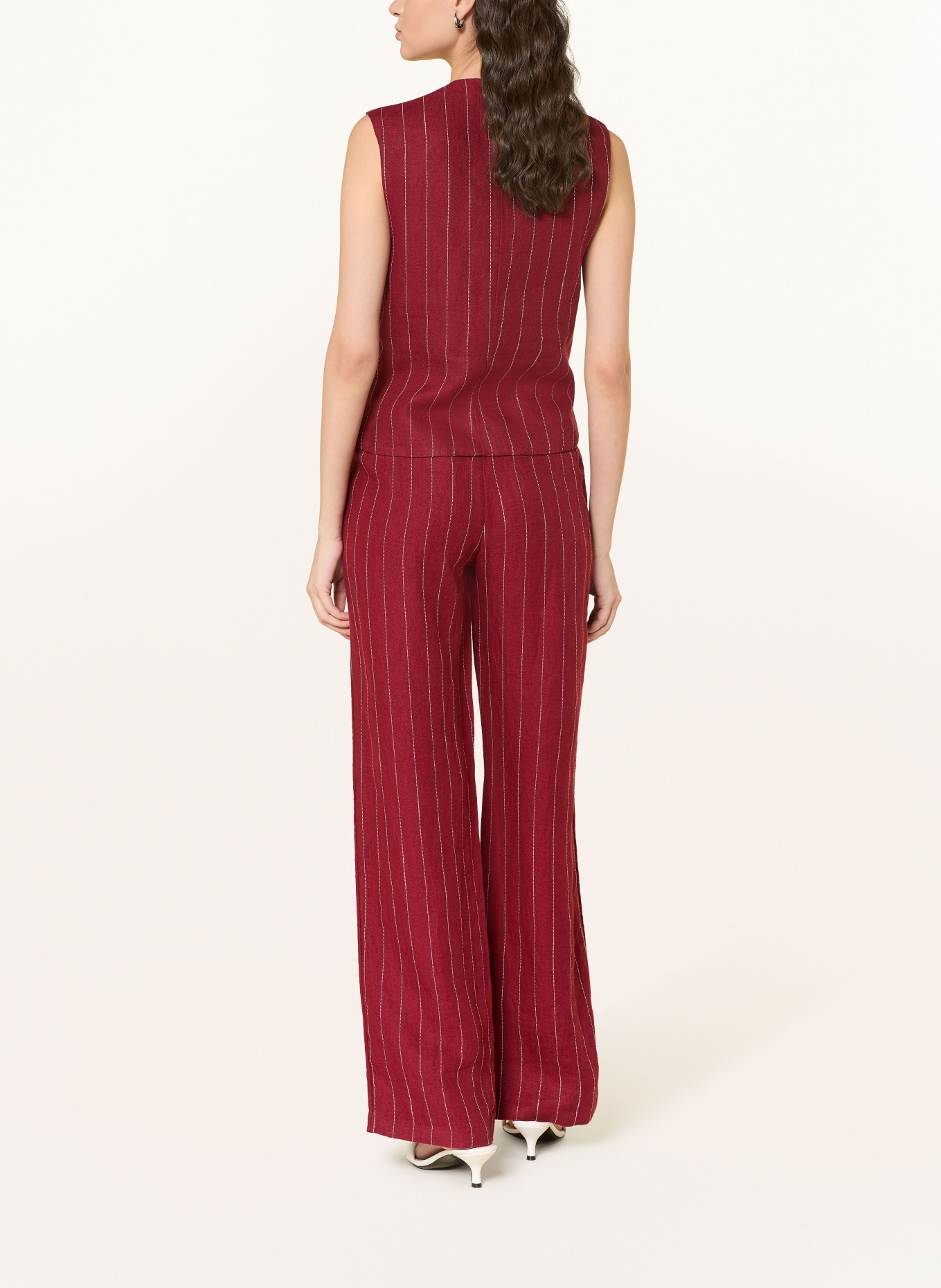MSCH COPENHAGEN Pantalon Marlene MSCHFRANCISKA: ROUGE FONCÉ