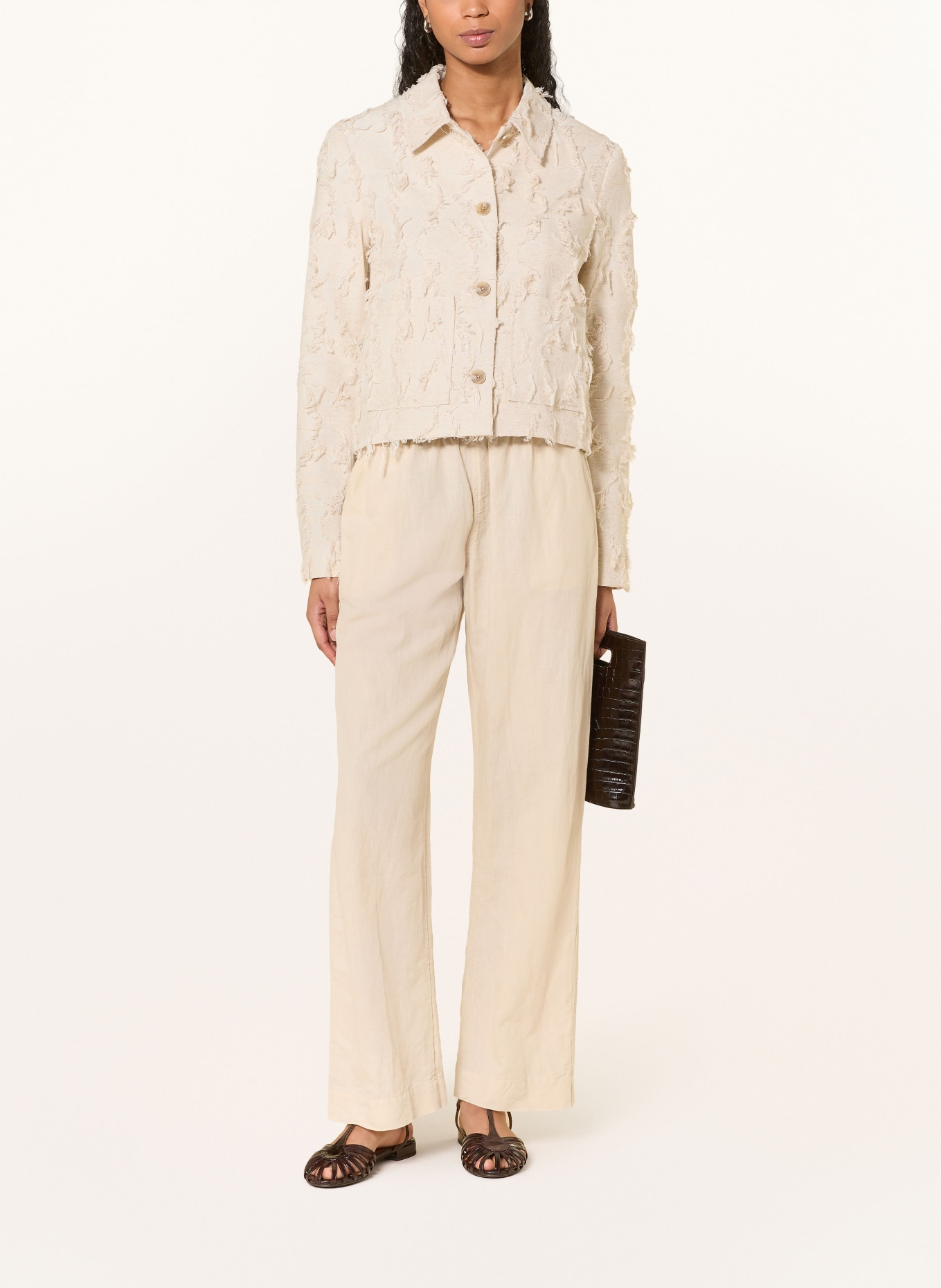 MSCH COPENHAGEN Kurtka z klapami MSCHKORNELIE: KREMOWY