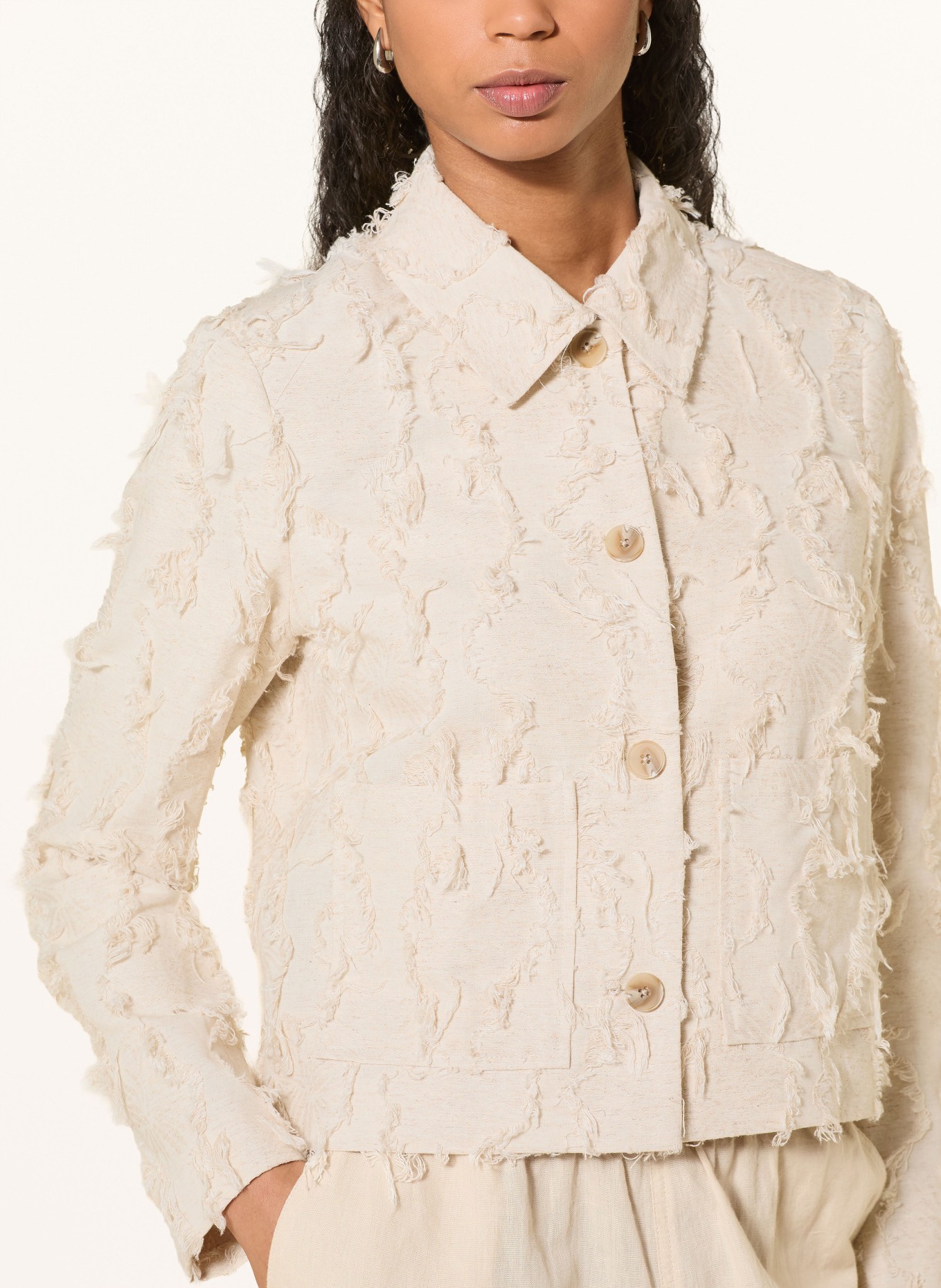 MSCH COPENHAGEN Kurtka z klapami MSCHKORNELIE: KREMOWY