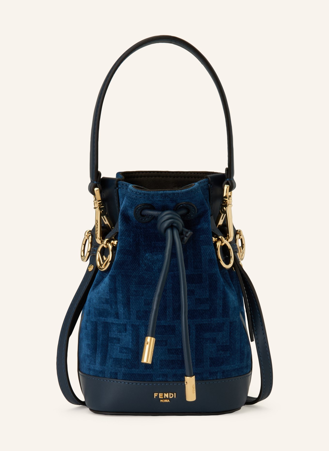 FENDI Handtasche MON TRESOR MINI: DUNKELBLAU