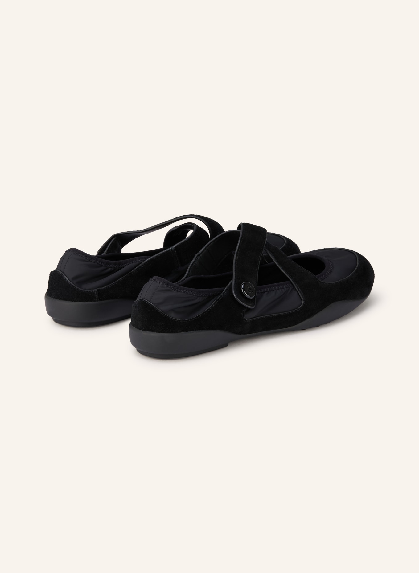 TORY BURCH Mary Jane ballerina flats ROMY: BLACK