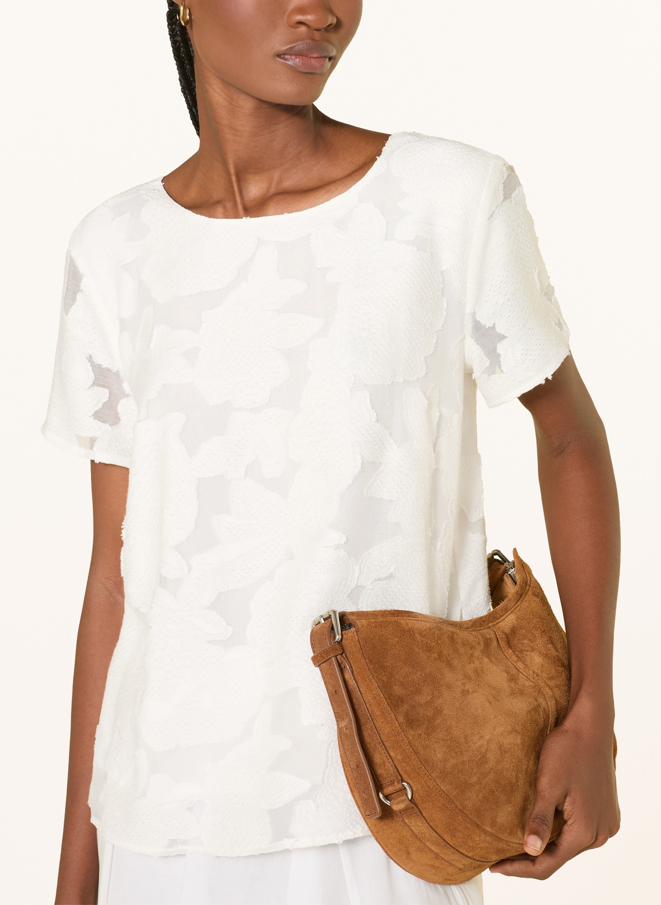 MORE & MORE Blusenshirt: WEISS