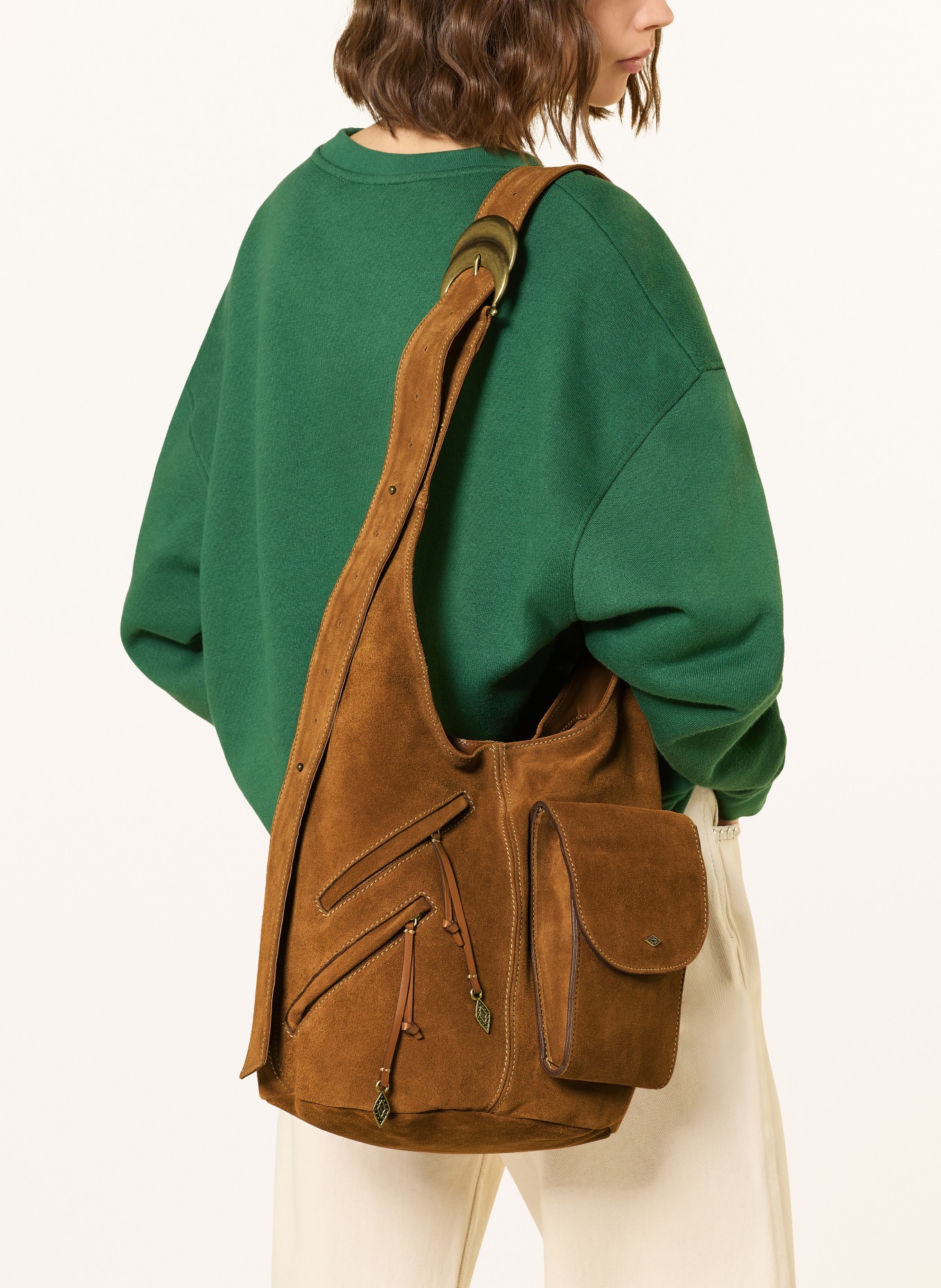 ba&sh Beuteltasche YOUYOU: BRAUN