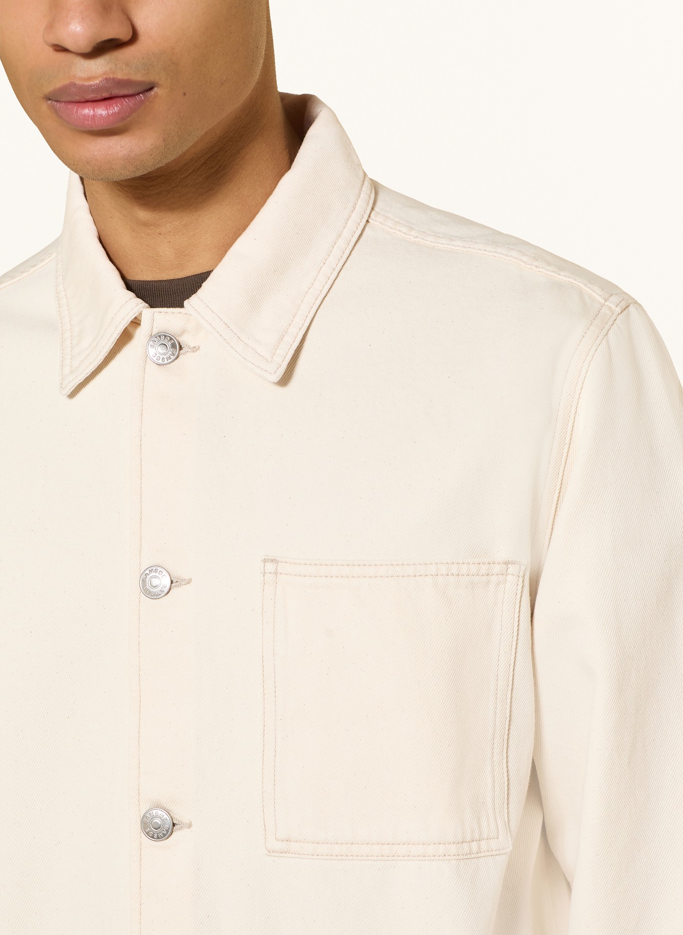 SAMSØE SAMSØE SACORE denim jacket: CLR002677 Soft natural