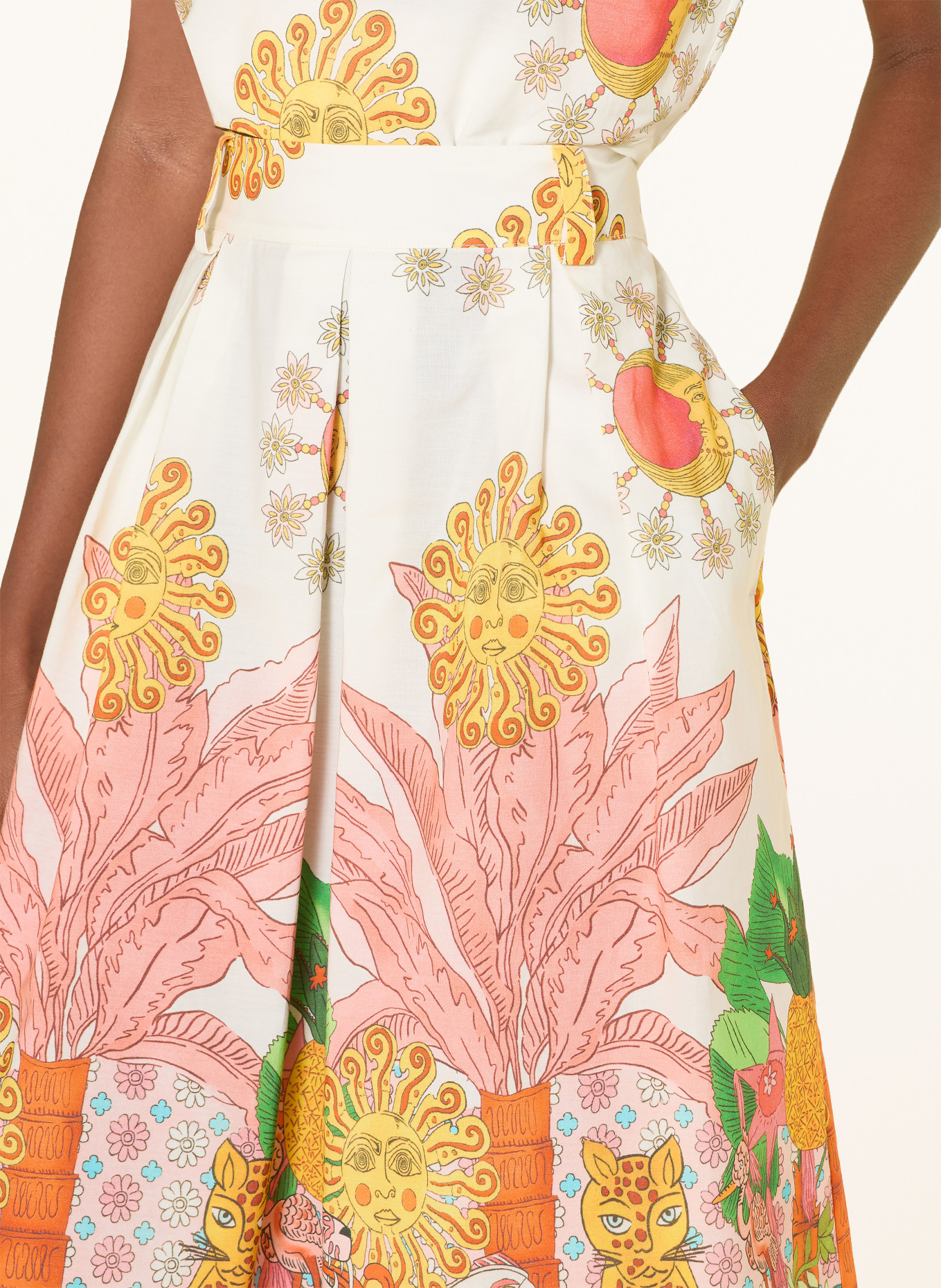 MORE & MORE rok: LICHTROOD / GEEL / GROEN