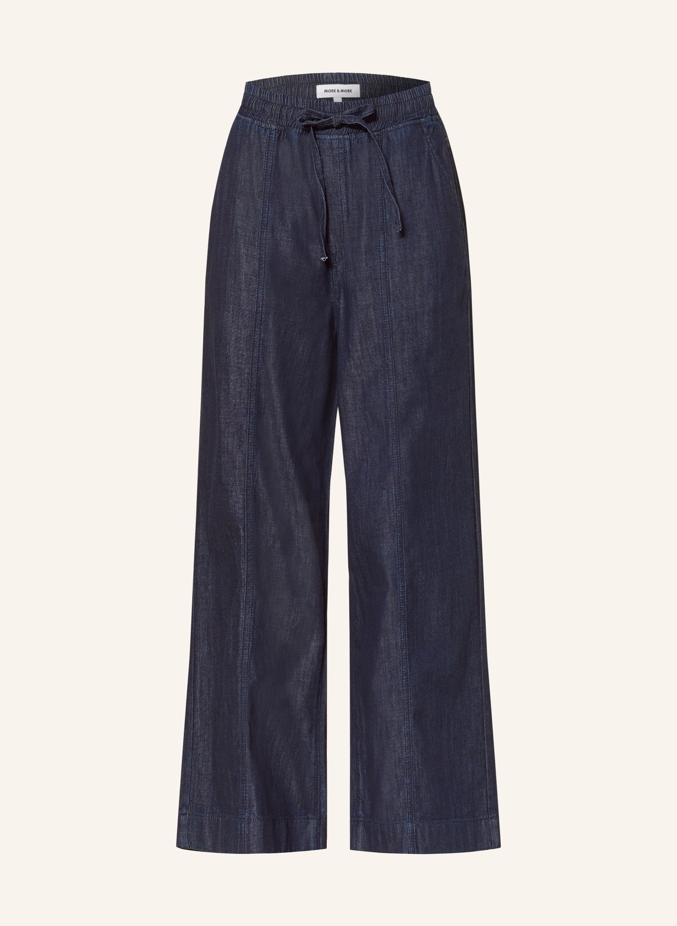 MORE & MORE denim culottes: 0963 DARK BLUE DENIM