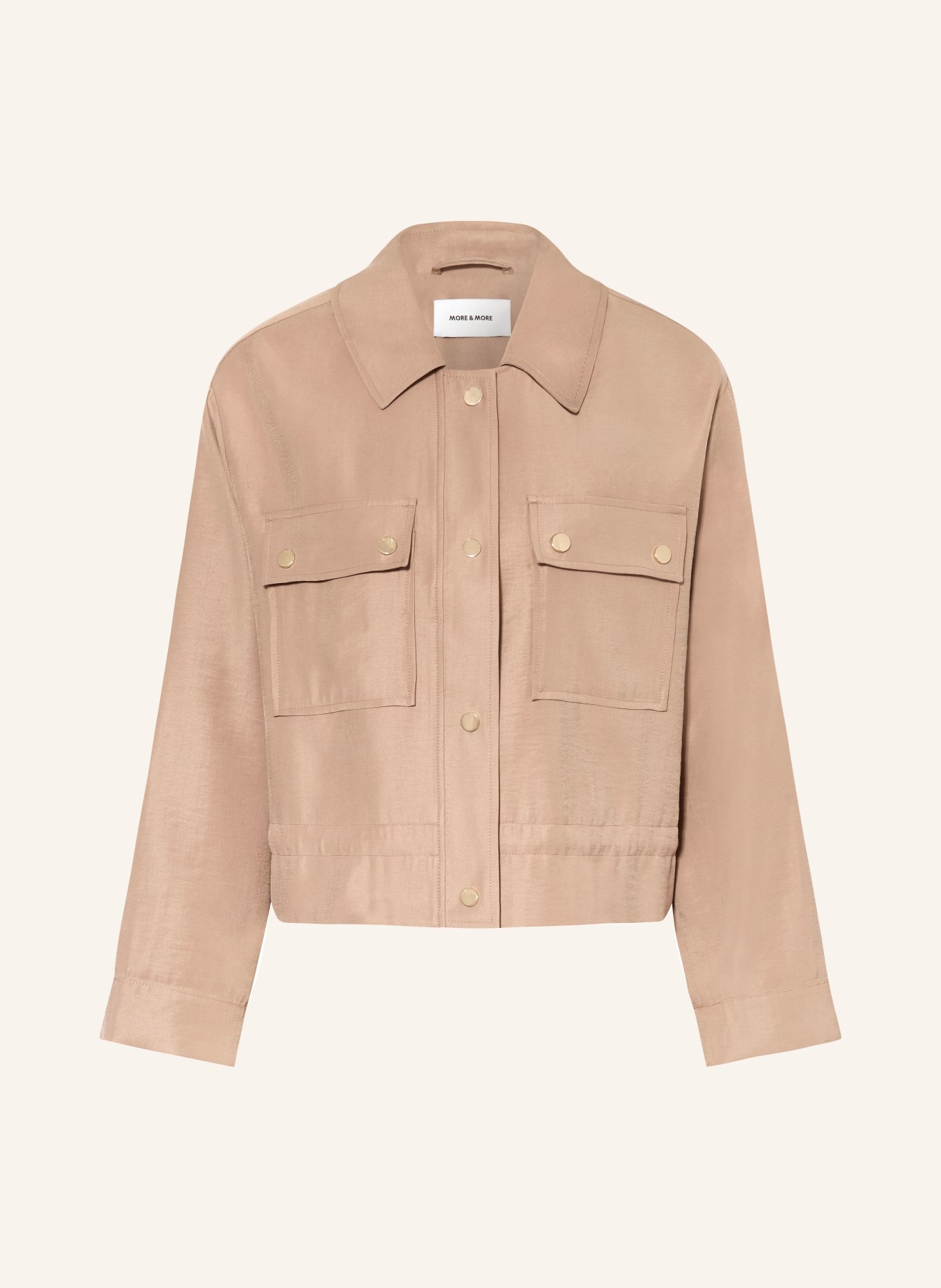MORE & MORE kabátová bunda: SVĚTLE HNĚDÁ