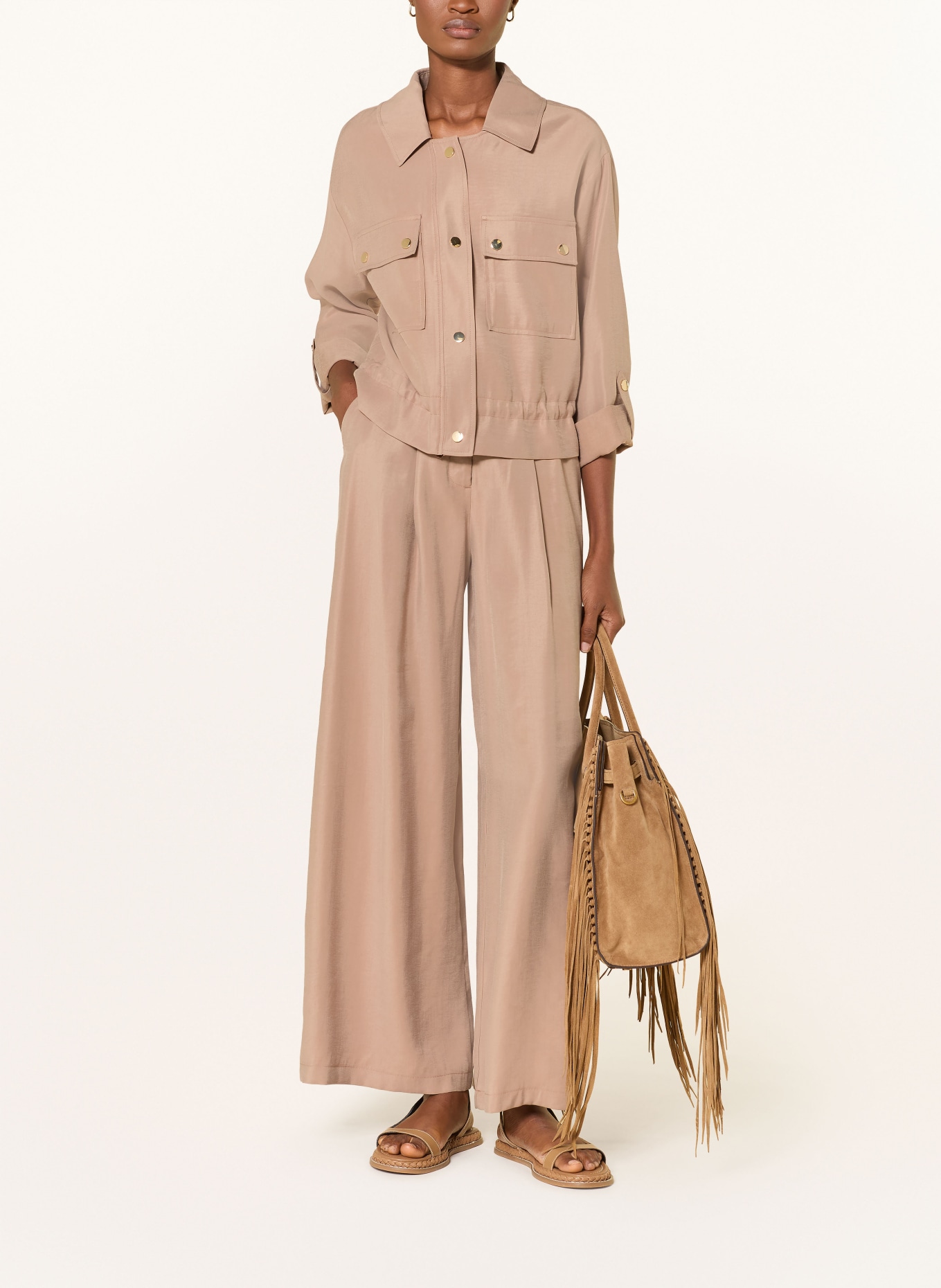 MORE & MORE kabátová bunda: SVĚTLE HNĚDÁ