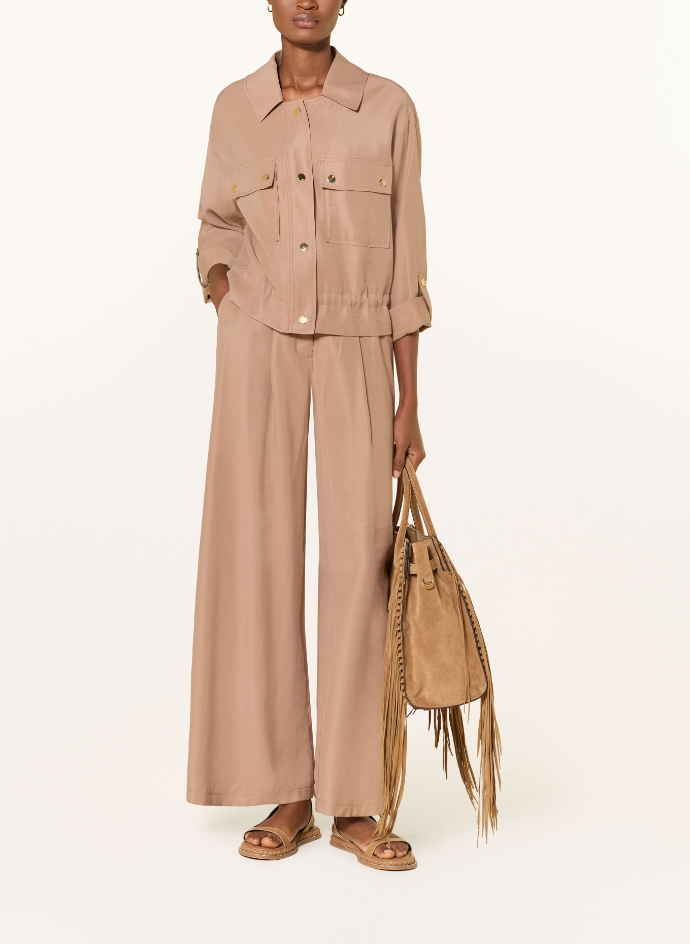 MORE & MORE Marlene-broek: CAMEL