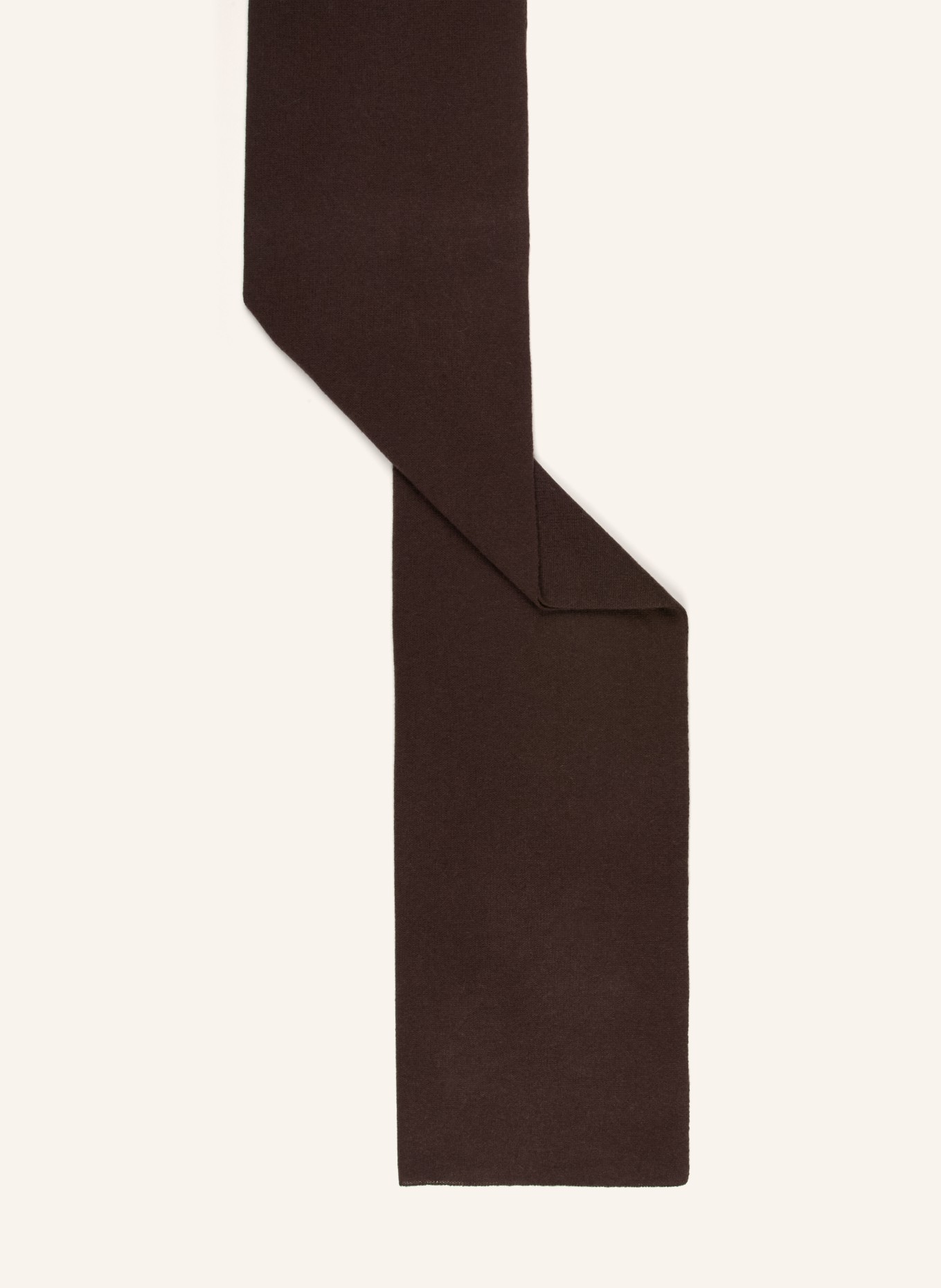 darling harbour Cashmere-Schal: DARK BROWN