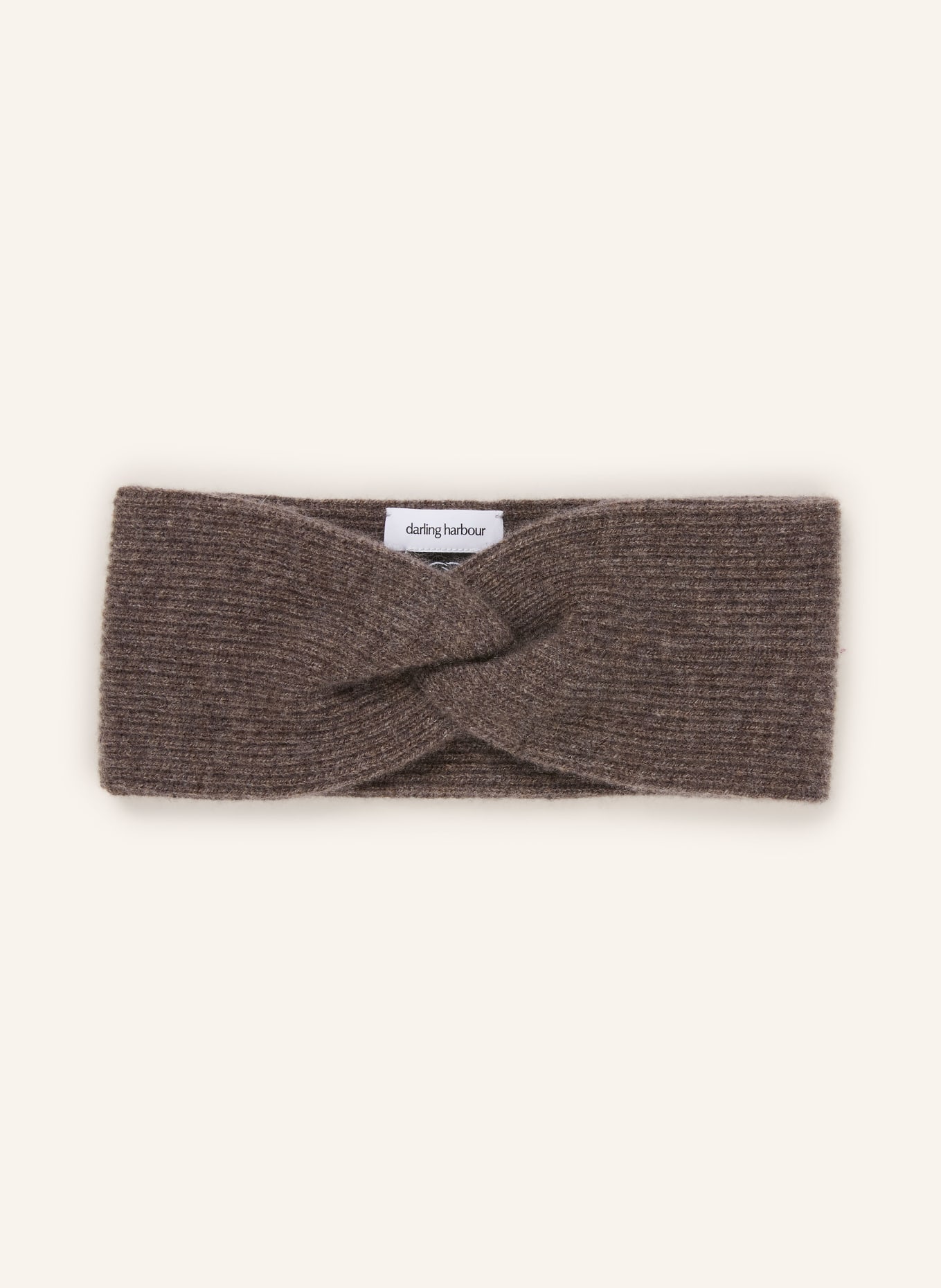 darling harbour Cashmere headband: truffle melange