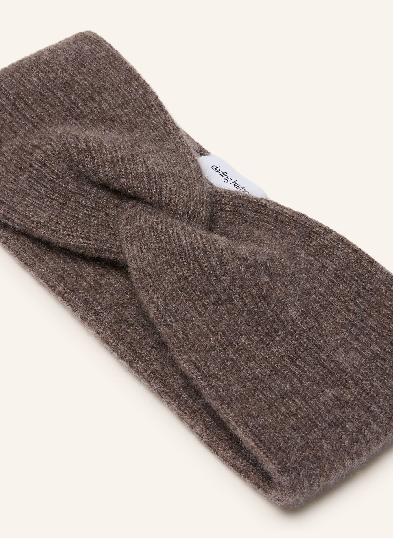 darling harbour Cashmere headband: truffle melange