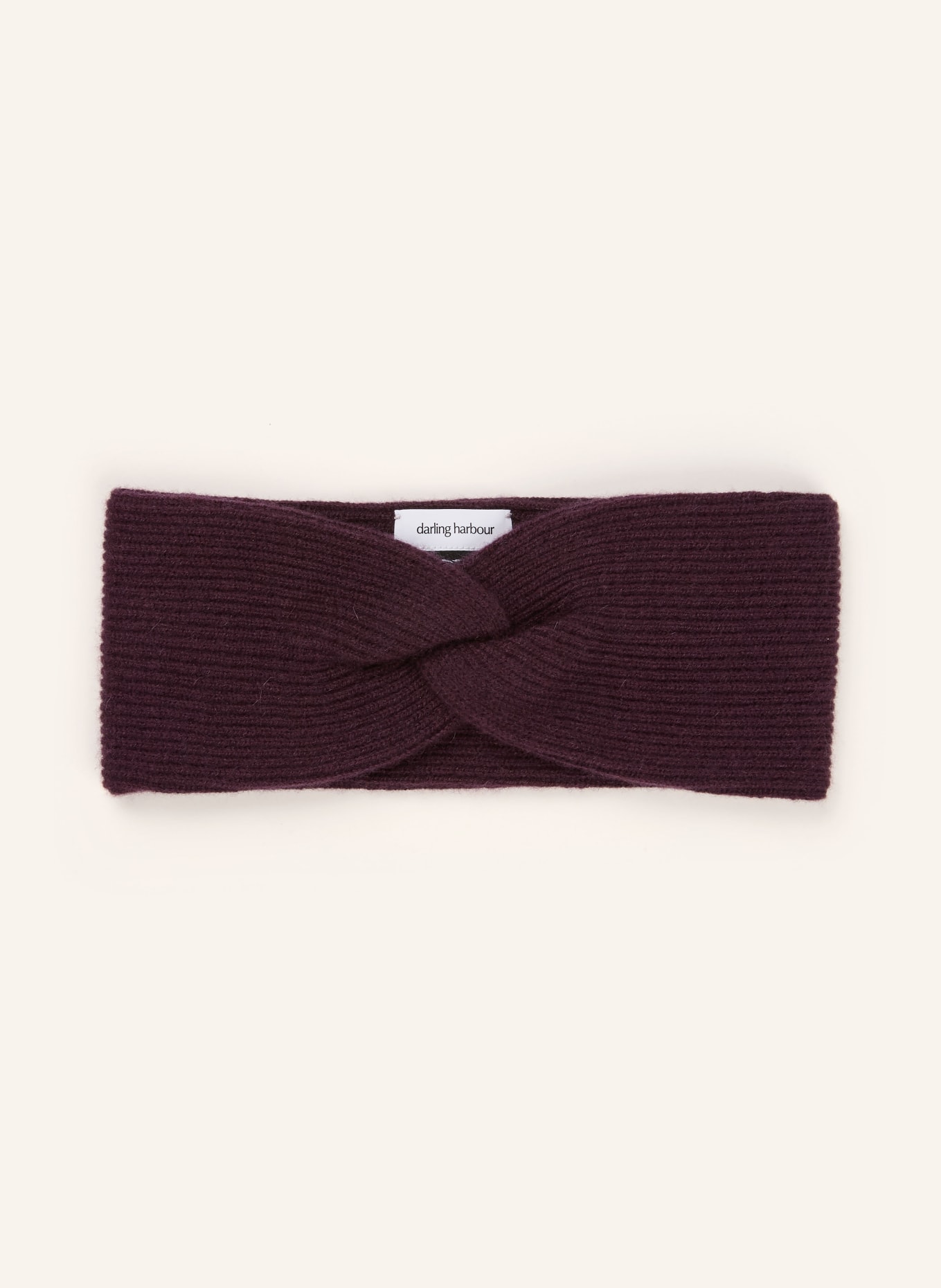 darling harbour Cashmere headband: PLUM