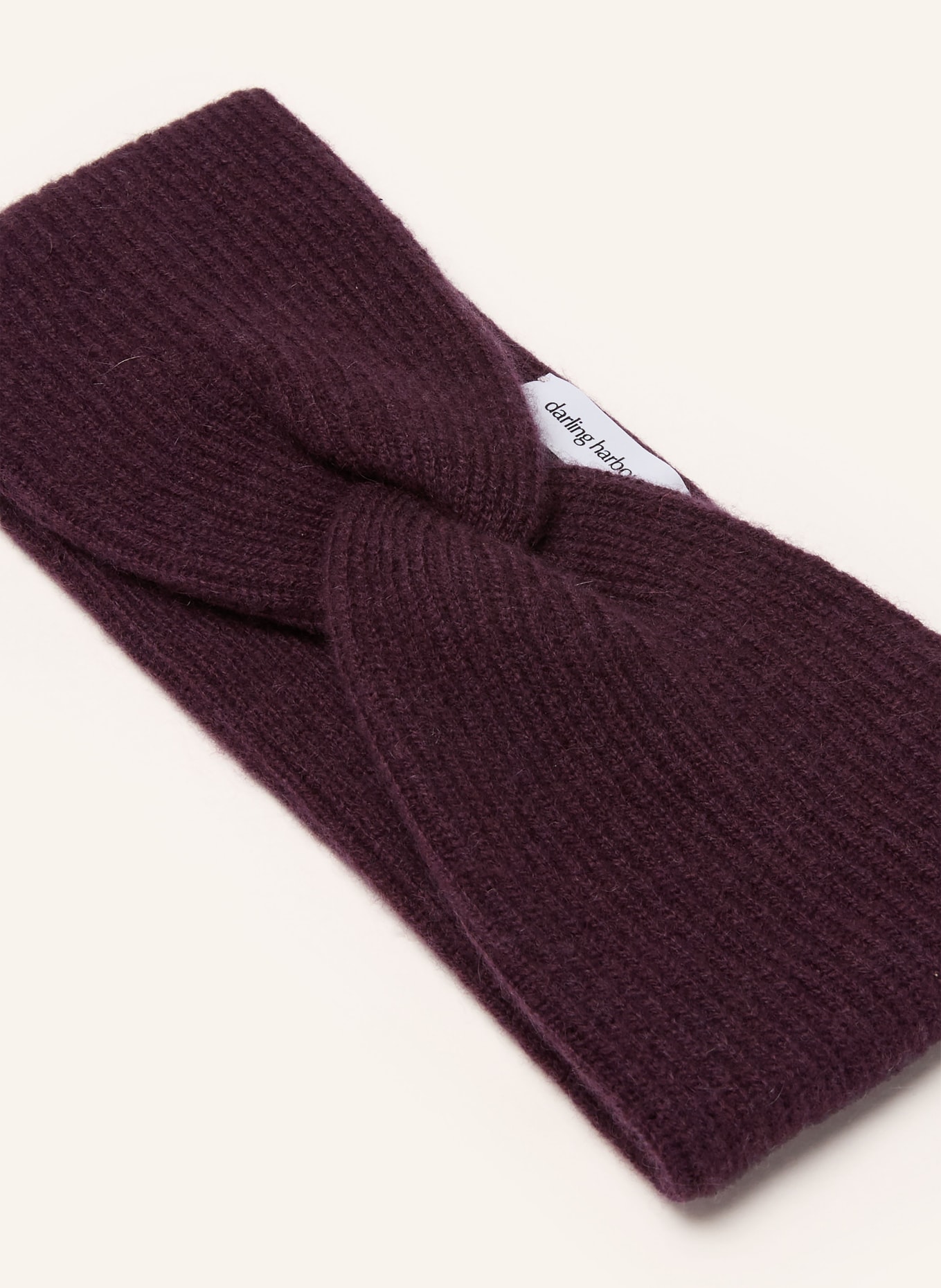 darling harbour Cashmere headband: PLUM