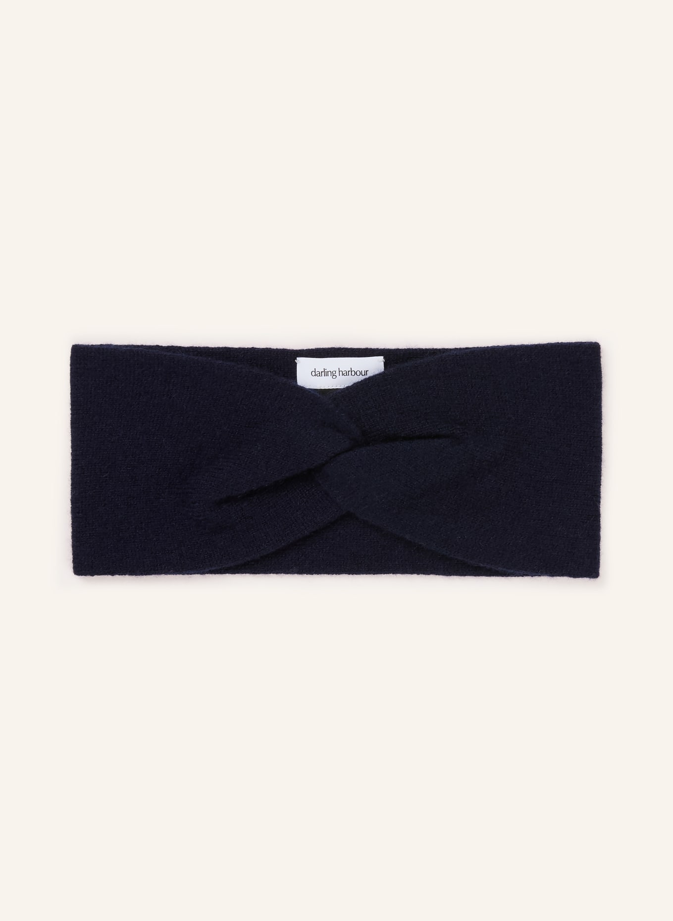darling harbour Stirnband aus Cashmere: NAVY