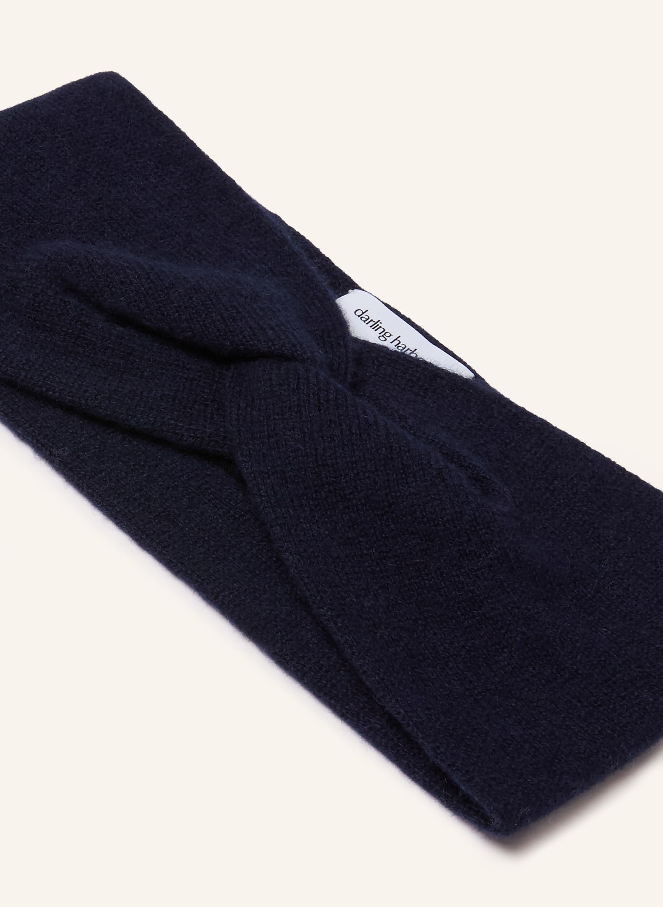 darling harbour Stirnband aus Cashmere: NAVY