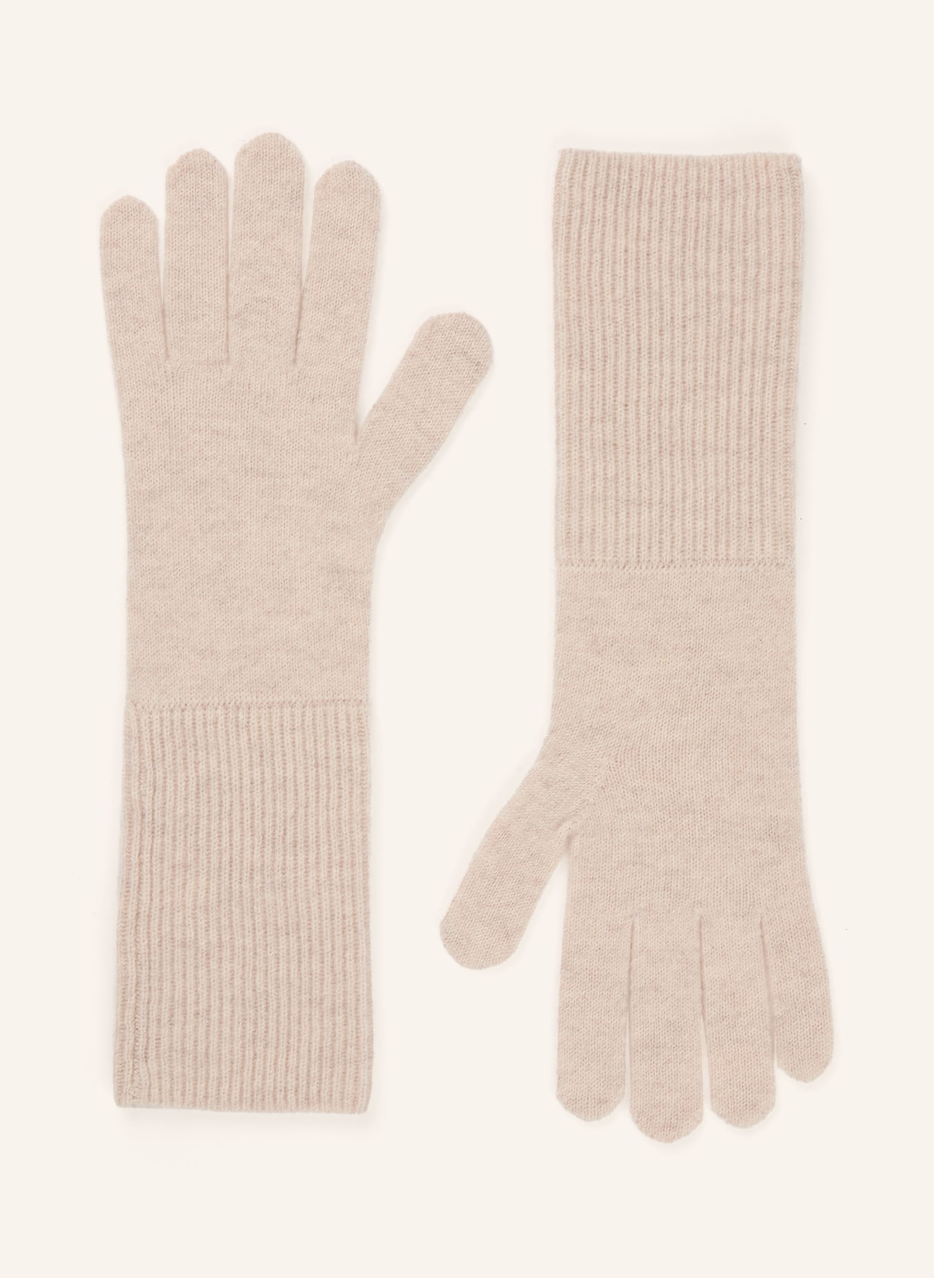 darling harbour Cashmere gloves: pebble melange